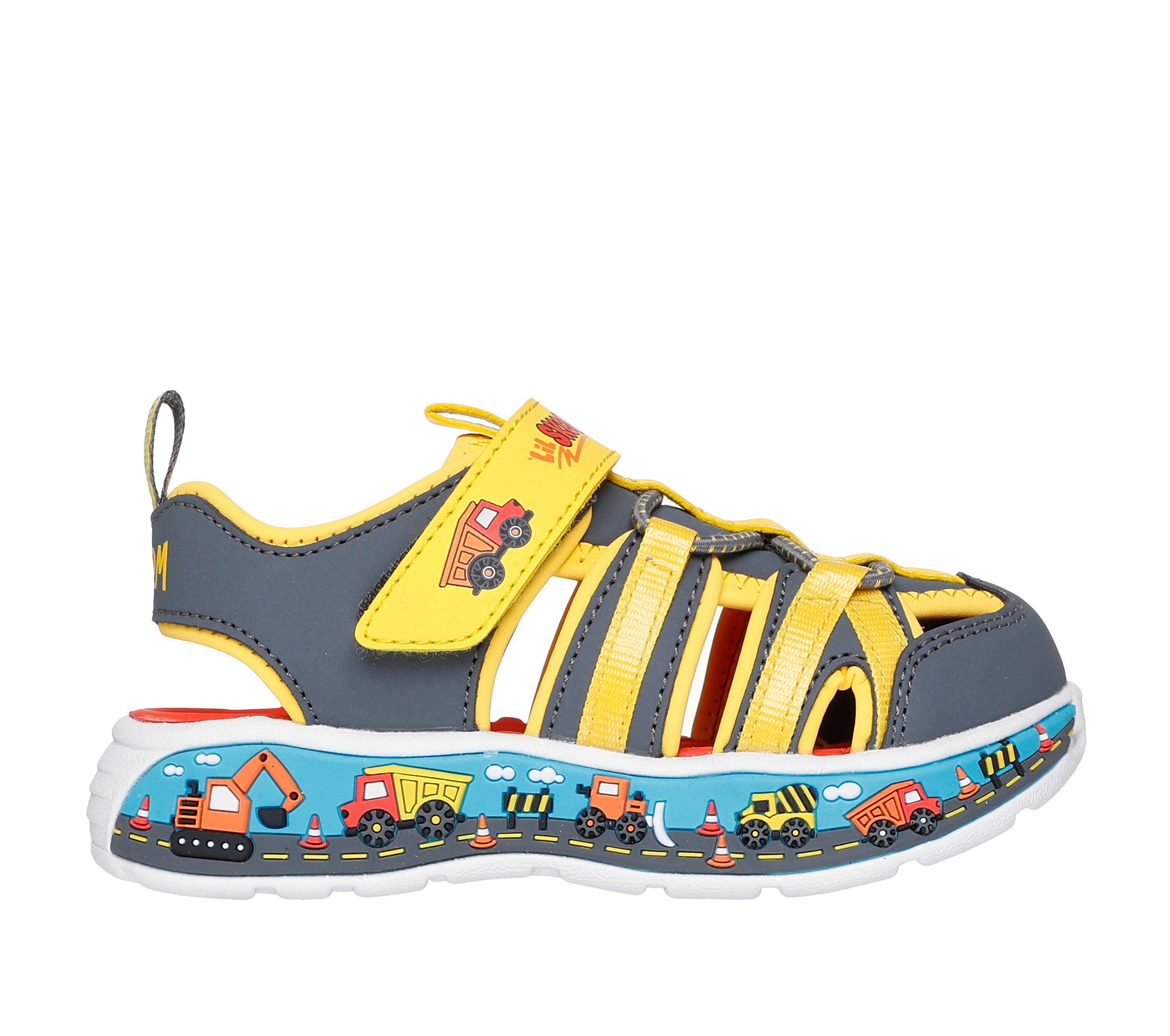 Skechers PLAY SCENE SPLASH Sandale Badeschuh mit bunter Sohle, Größenschablone zum Download – Bild 4 von 5