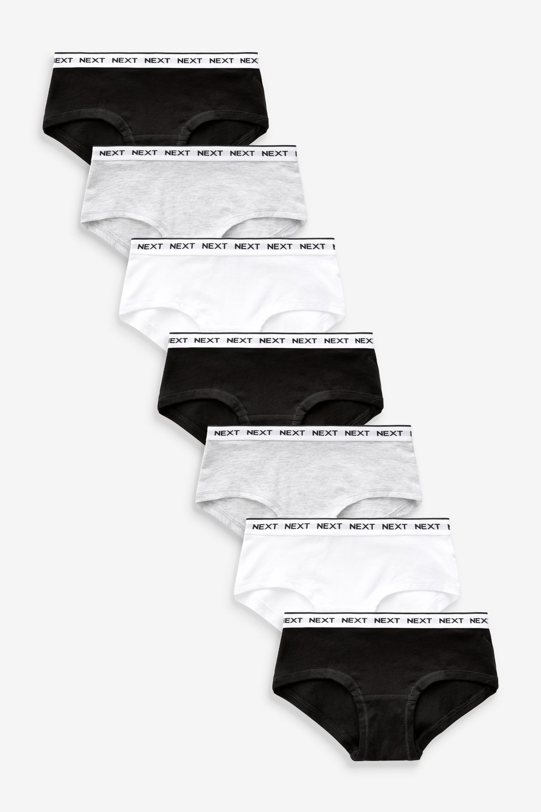 Hipster Hüftslips im 7er-Pack