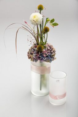 Sandra Rich Dekovase BAND - vase - sandblasted - pink