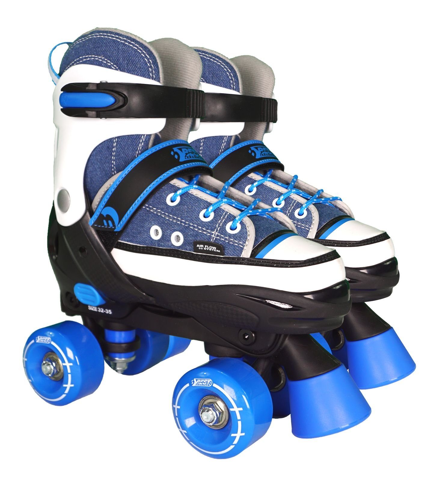 Best Sporting Rollschuhe Rollschuhe für Kinder und Jugendliche, verstellbar, ABEC 7 Carbon