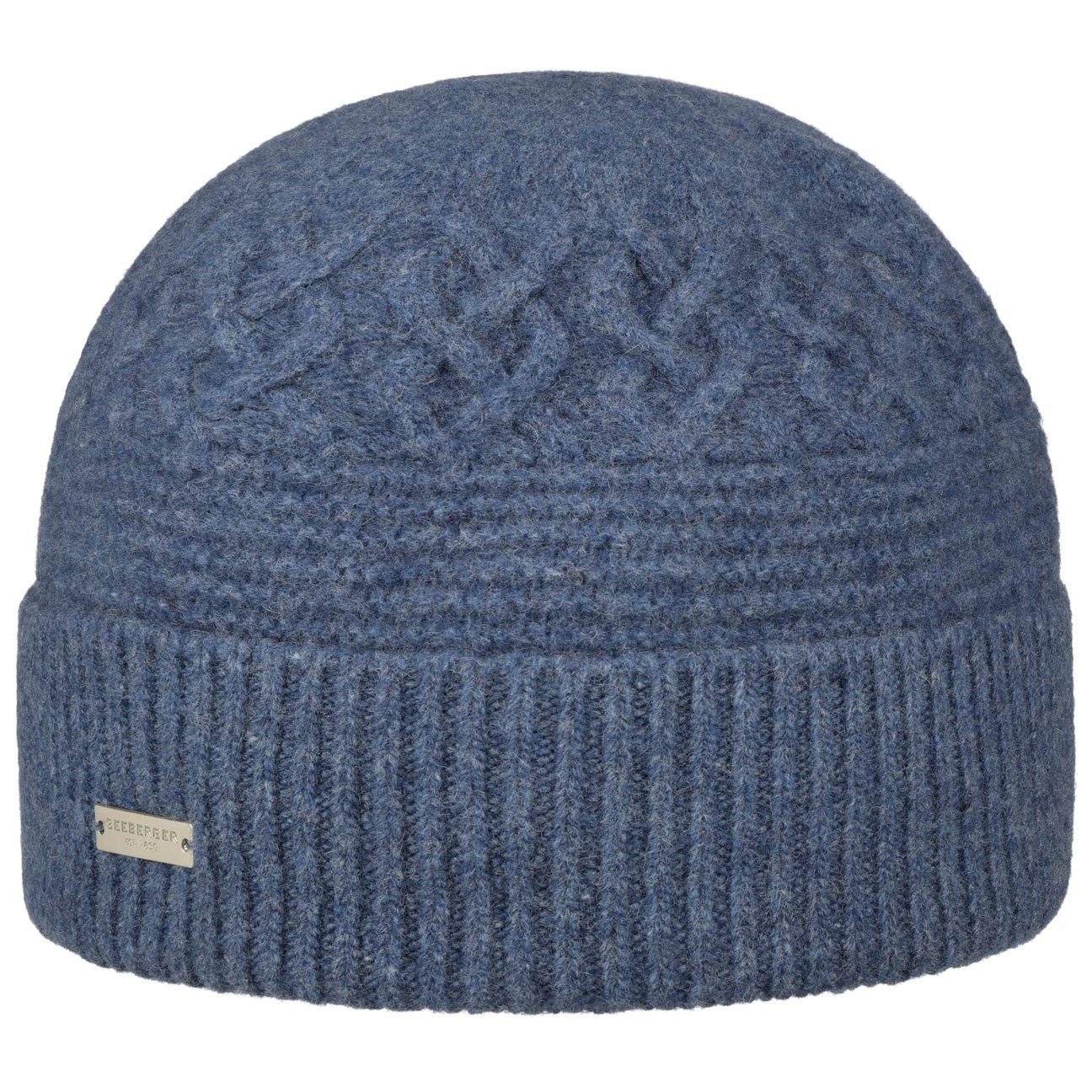 Seeberger Beanie (1-St) Damenmütze mit Umschlag