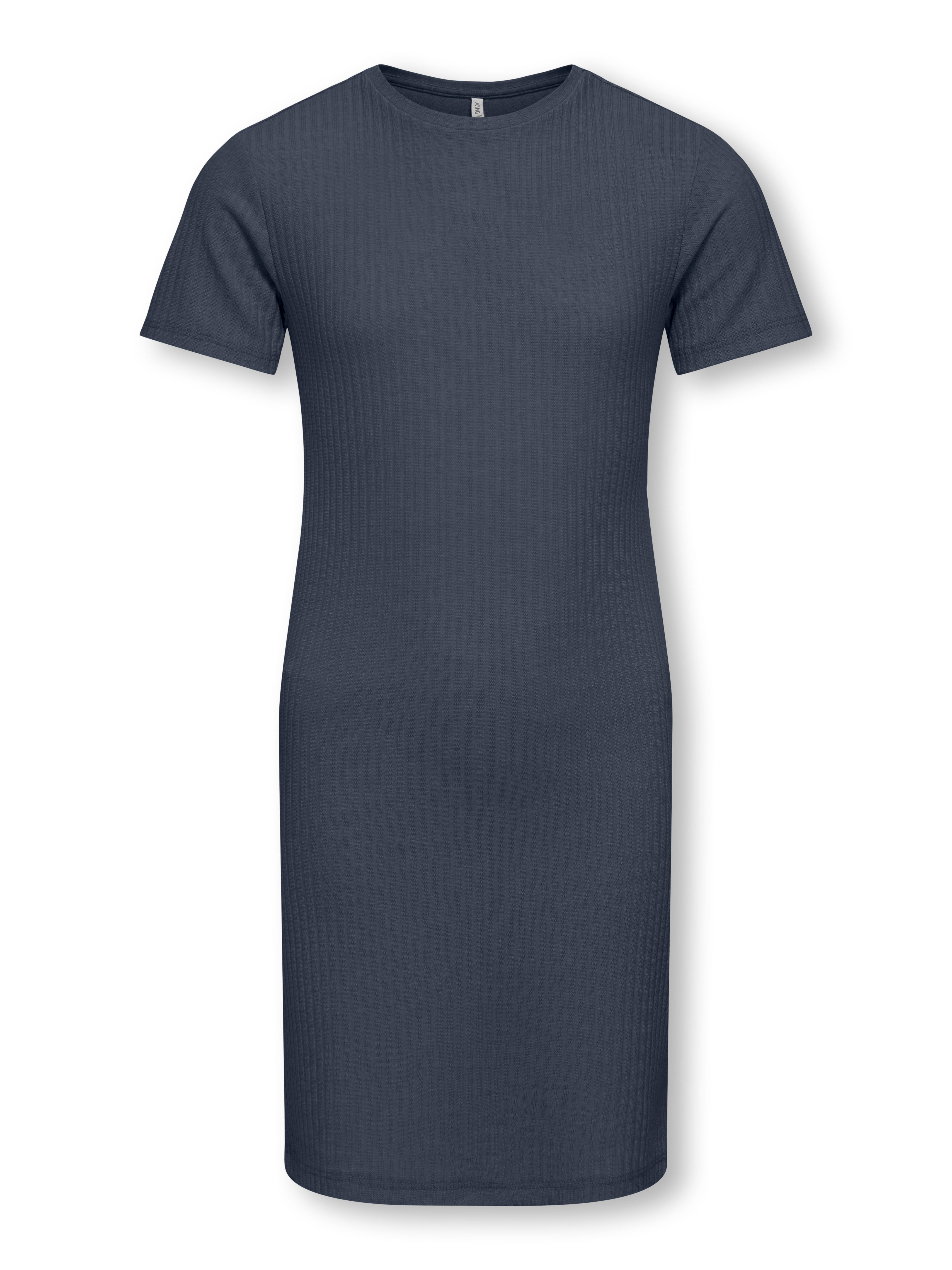 KIDS ONLY Strickkleid KOGNELLA S/S DRESS VD JRS mit Rundhals-Ausschnitt und kurzem Arm