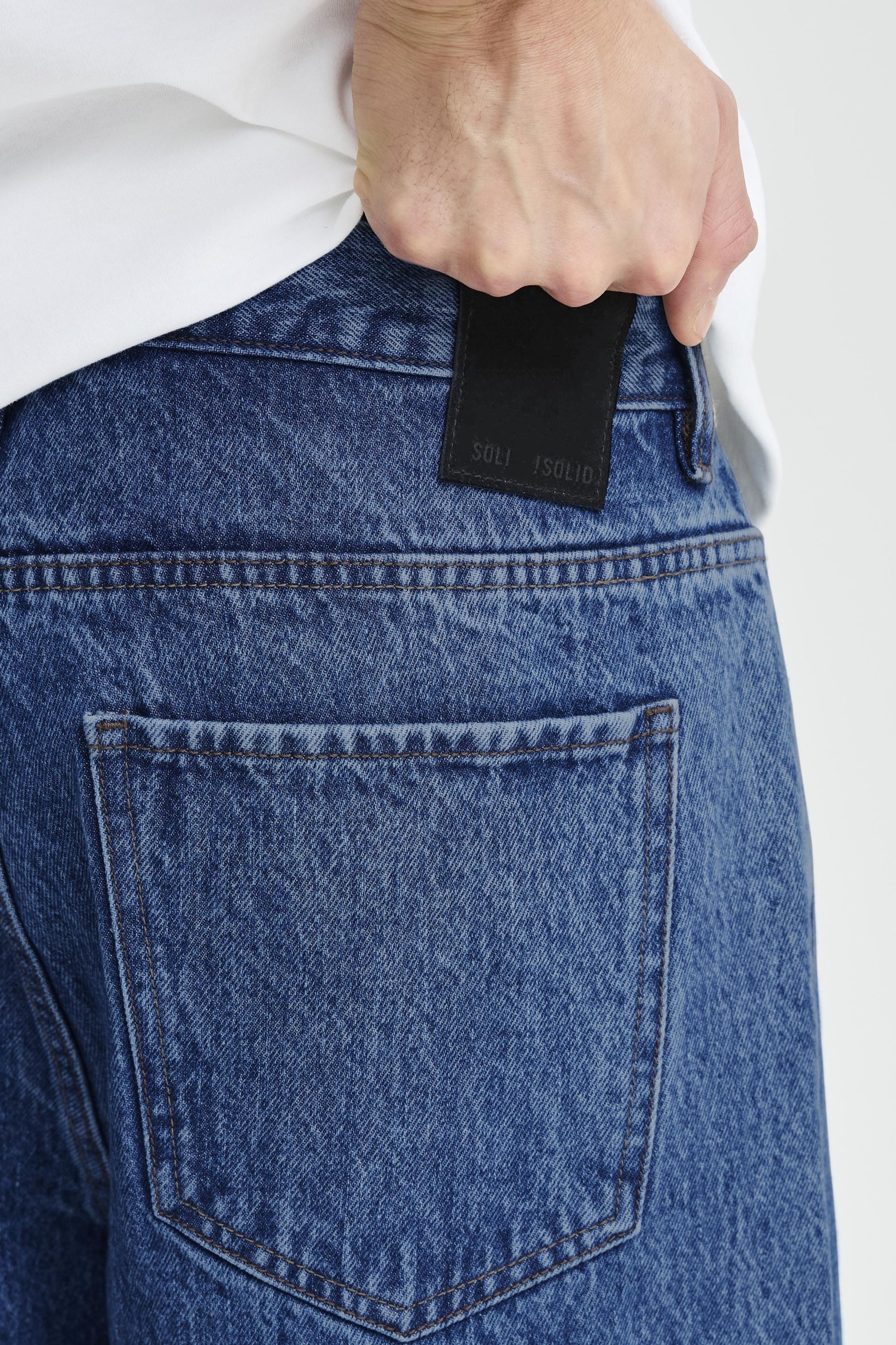 !Solid Bequeme Jeans SDTommy Jeanshose mit weitem Schnitt und geradem Bein - Tommy Fit