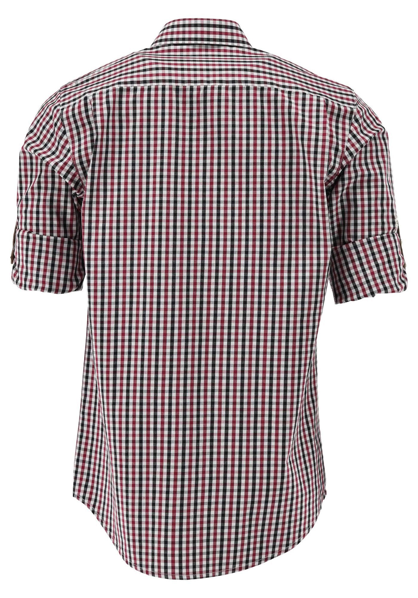 OS Trachten Trachtenhemd Brenud Herren Langarmhemd mit Haifischkragen günstig online kaufen