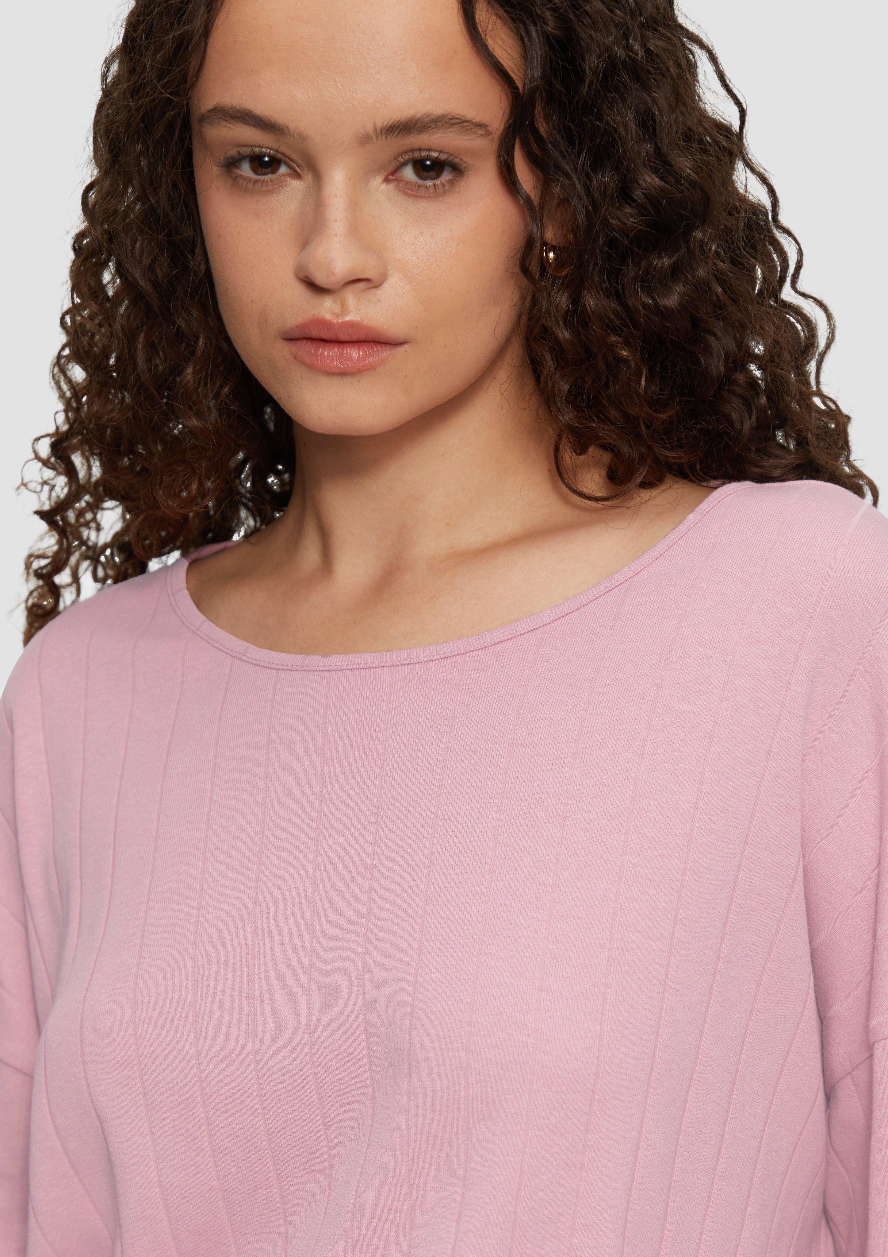 QS Kurzarmshirt Shirt im Loose Fit günstig online kaufen