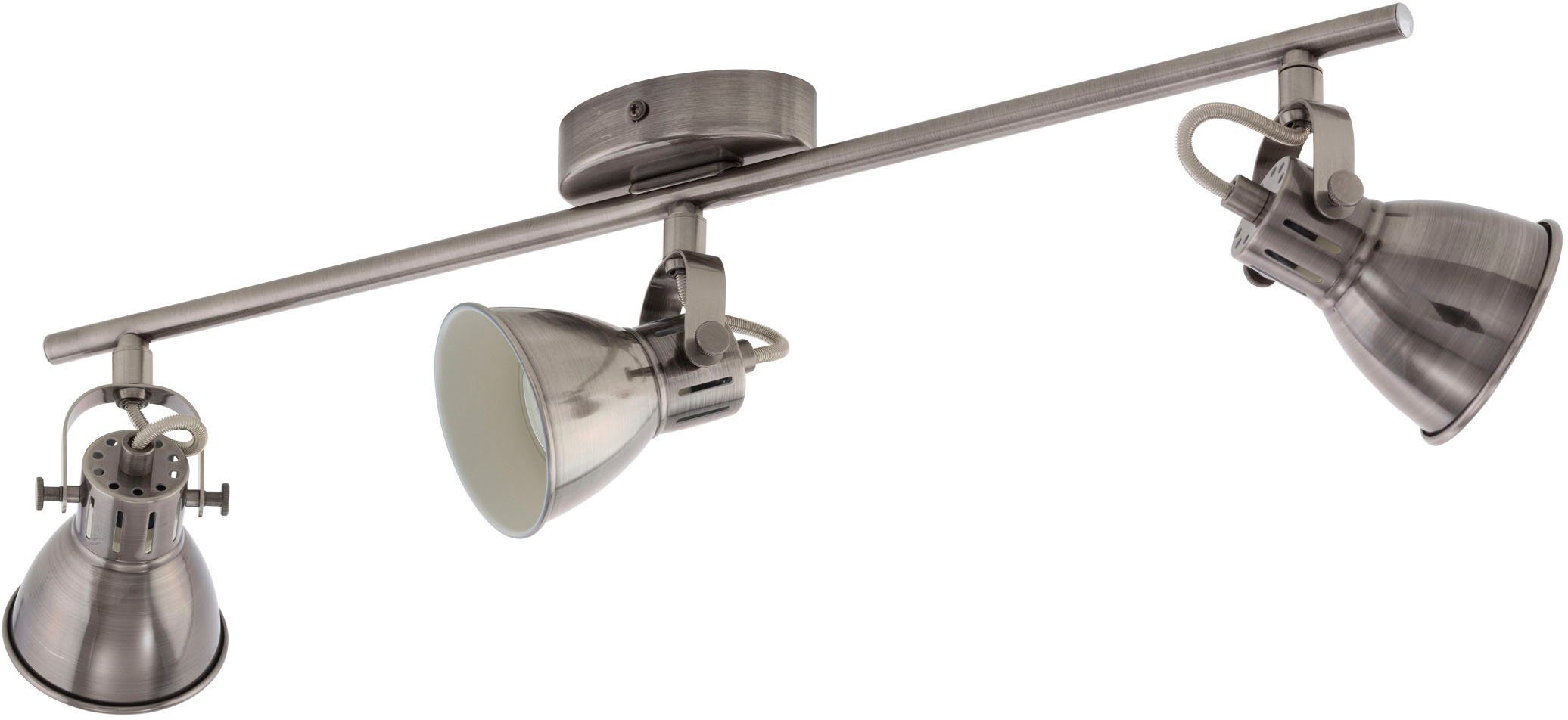 EGLO Deckenspot SERAS, ohne Leuchtmittel, Warmweiß, Spot, L59,5 x B6,5 cm, 3X2,8W inkl.