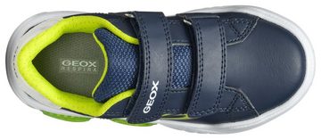 Geox J ILLUMINUS BOY A Sneaker mit cooler Blinkfunktion, Freizeitschuh, Halbschuh, Schnürschuh