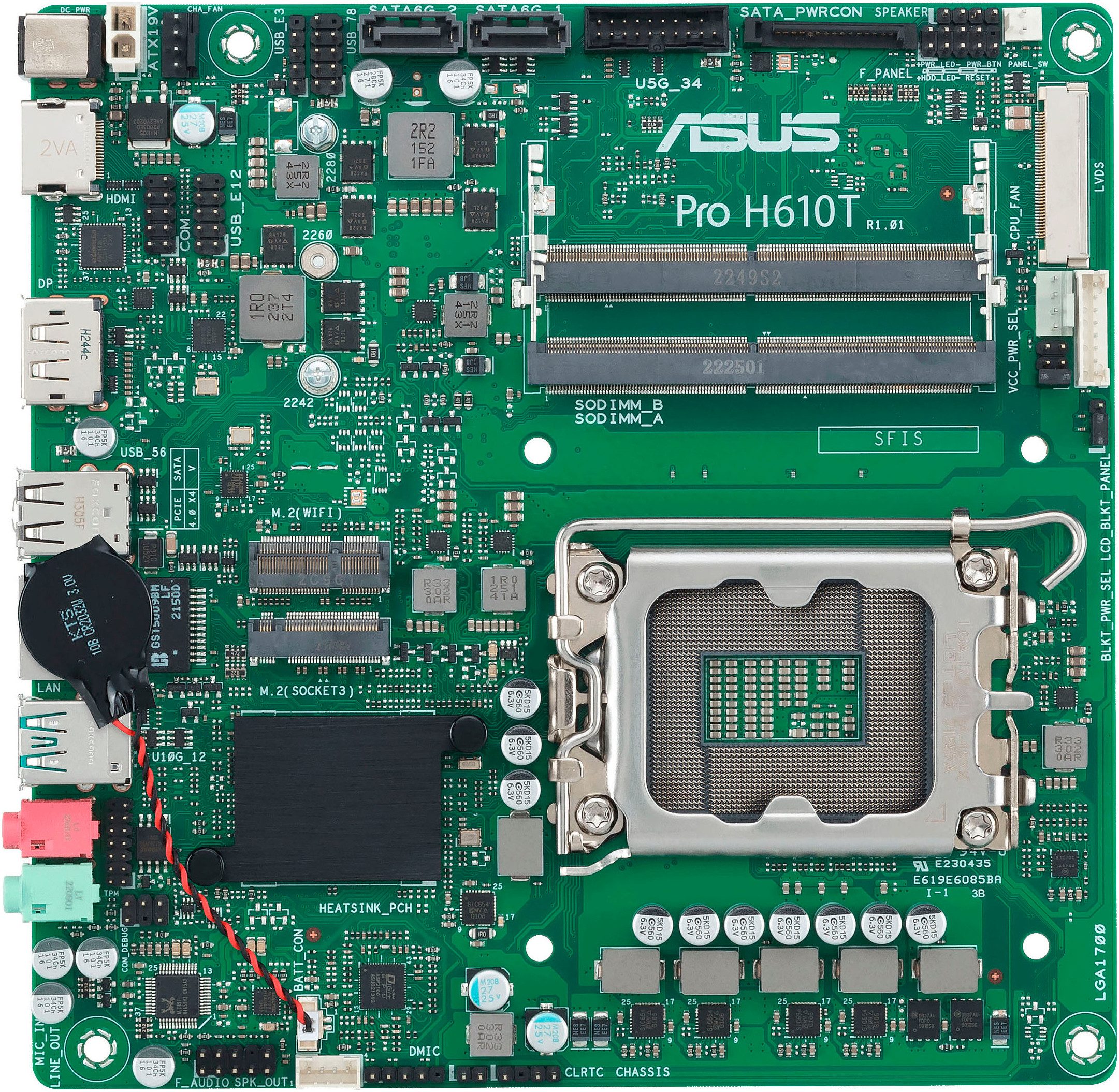 Asus PRO H610T-CSM Mainboard