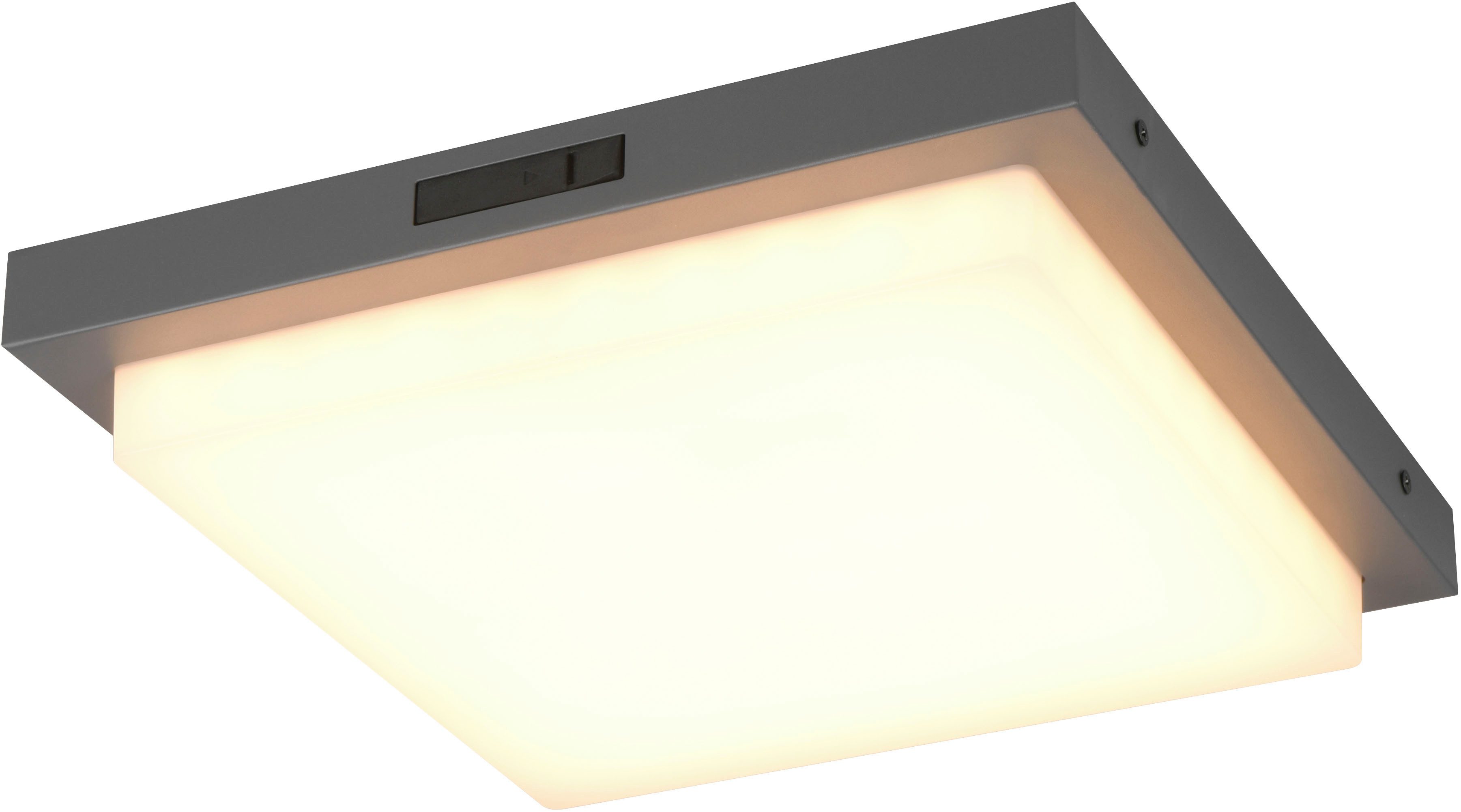 TRIO Leuchten LED Außen-Wandleuchte BERMEJO, Hausnummer Leuchte mit Bewegungsmelder IP54 Fassadenleuchte, Bewegungsmelder, Leuchtdauer einstellbar, LED fest integriert, Farbwechsler, warmweiß - kaltweiß, CCT Lichtfarbe einstellbar 2300-4000K, 1450 Lumen 14W Ø 30cm