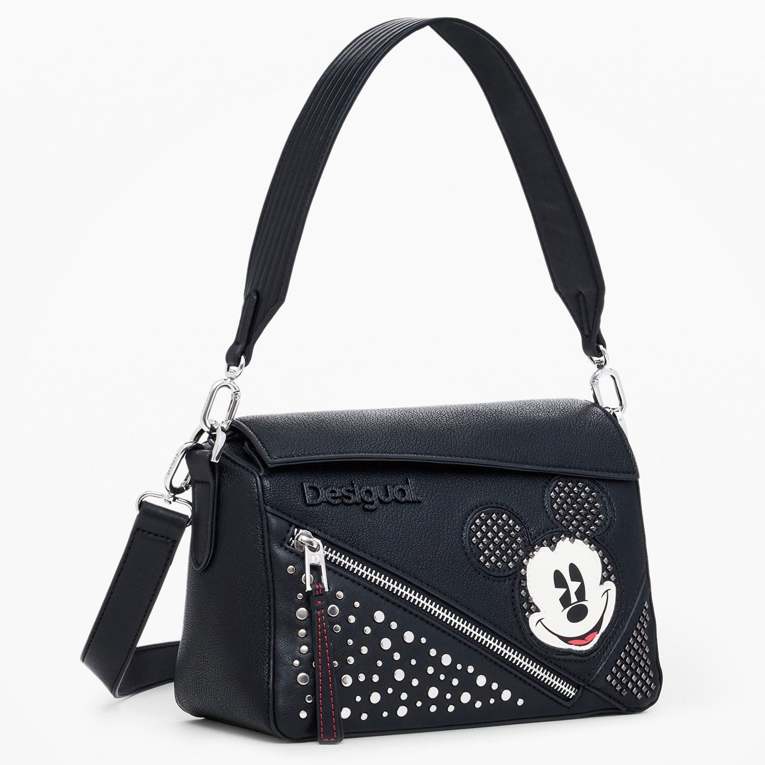 Umhängetasche Desigual Umhängetasche Mickey Studstyle Black
