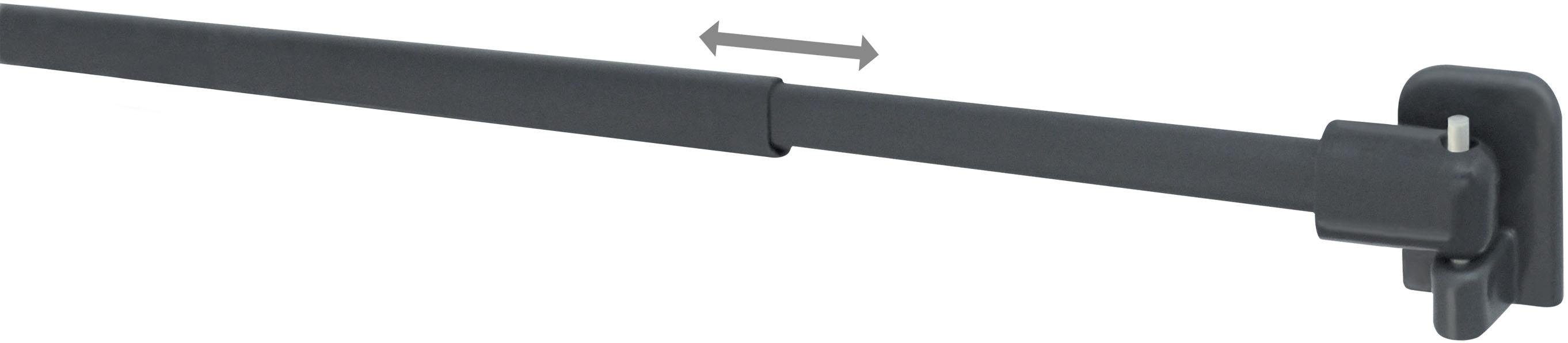 Good Life Scheibenstange Vitrage, Ø 11 mm, 1-läufig, ausziehbar, ohne Bohren, geklebt, Kunststoff, Metall