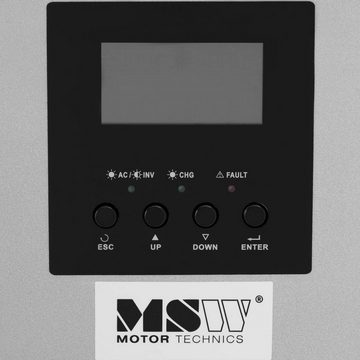 MSW Solarladeregler Wechselrichter Solar - Off-Grid - 2000VA - 2-98% Effizienz - MPPT/USV