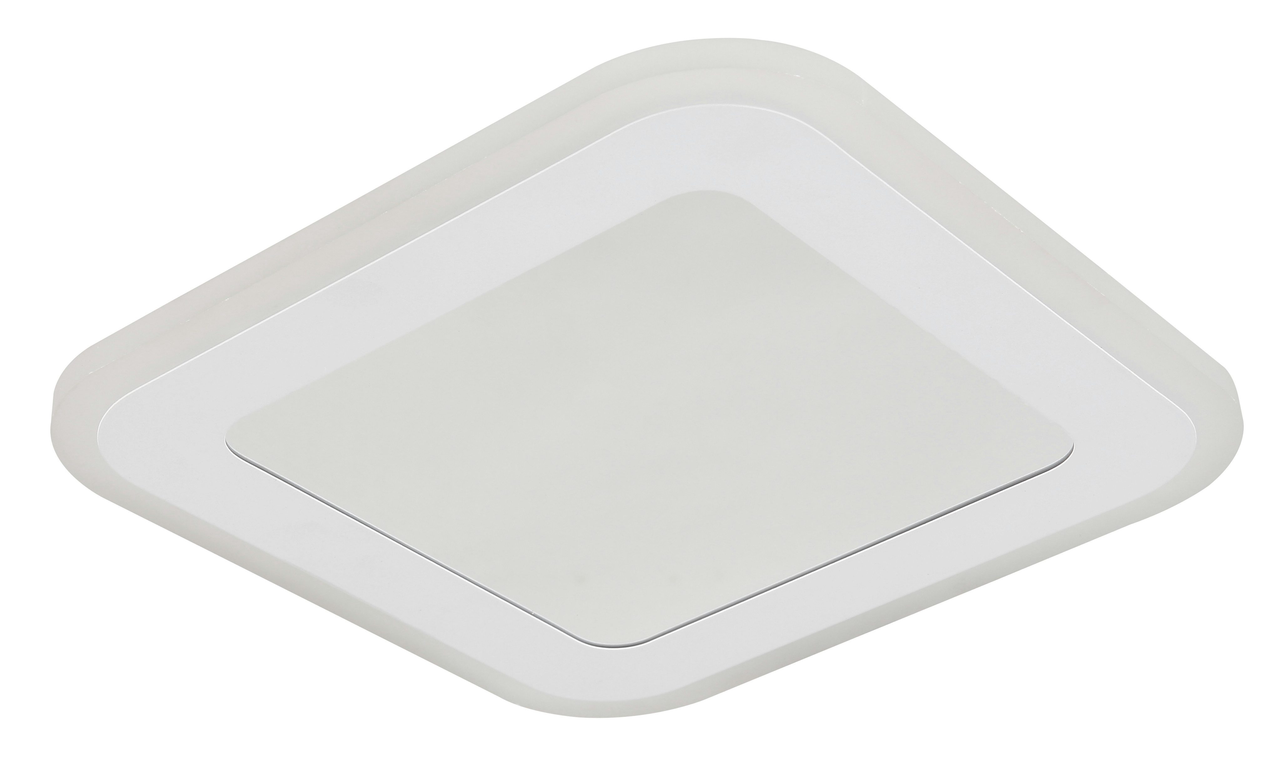 GLOBO LIGHTING LED Deckenleuchte LAMELA, LED fest integriert, Tageslichtweiß, Deckenlampe/Wohnzimmer/Schlafzimmer/modern