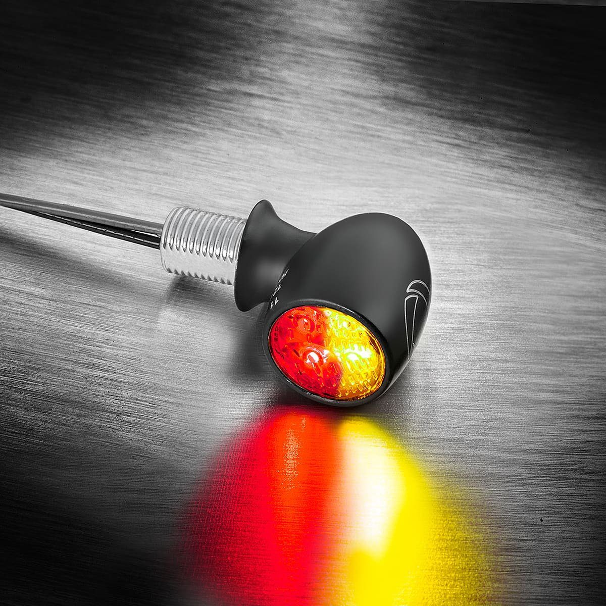 ZIEGER Blinker Kellermann Atto LED Mini Blinker mit integrierten Rück- und Bremslicht