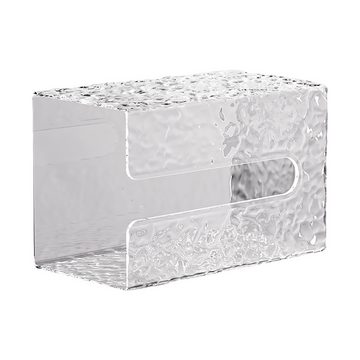 Mrichbez Papiertuchbox Papierhandtuchspender Papierhandtücher Spender ohne Bohren (1 St), Wandmontierter Tissue Boxspender