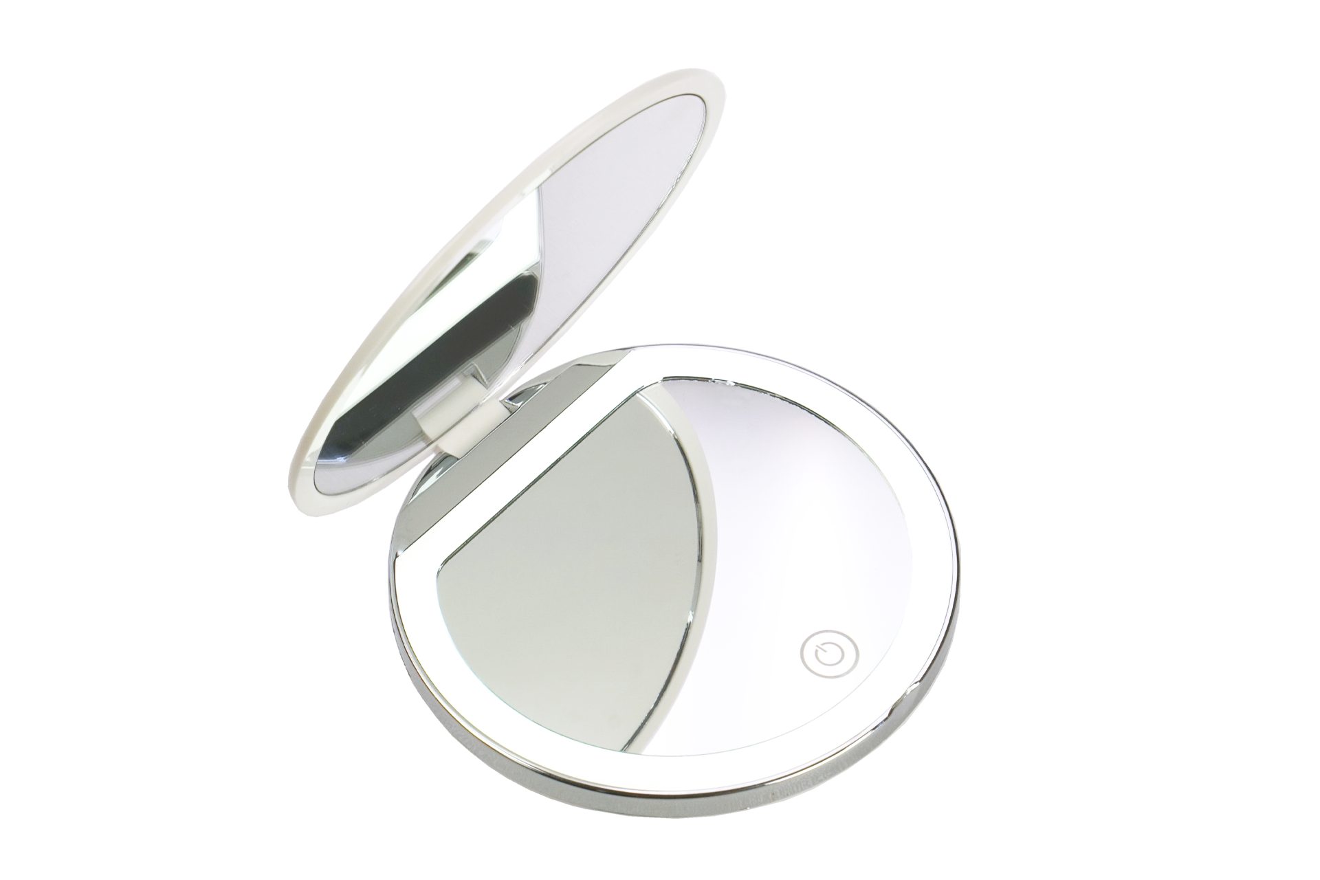 Fantasia Taschenspiegel Taschenspiegel, rund, Weiss, mit 3-fach Vergrösseru günstig online kaufen