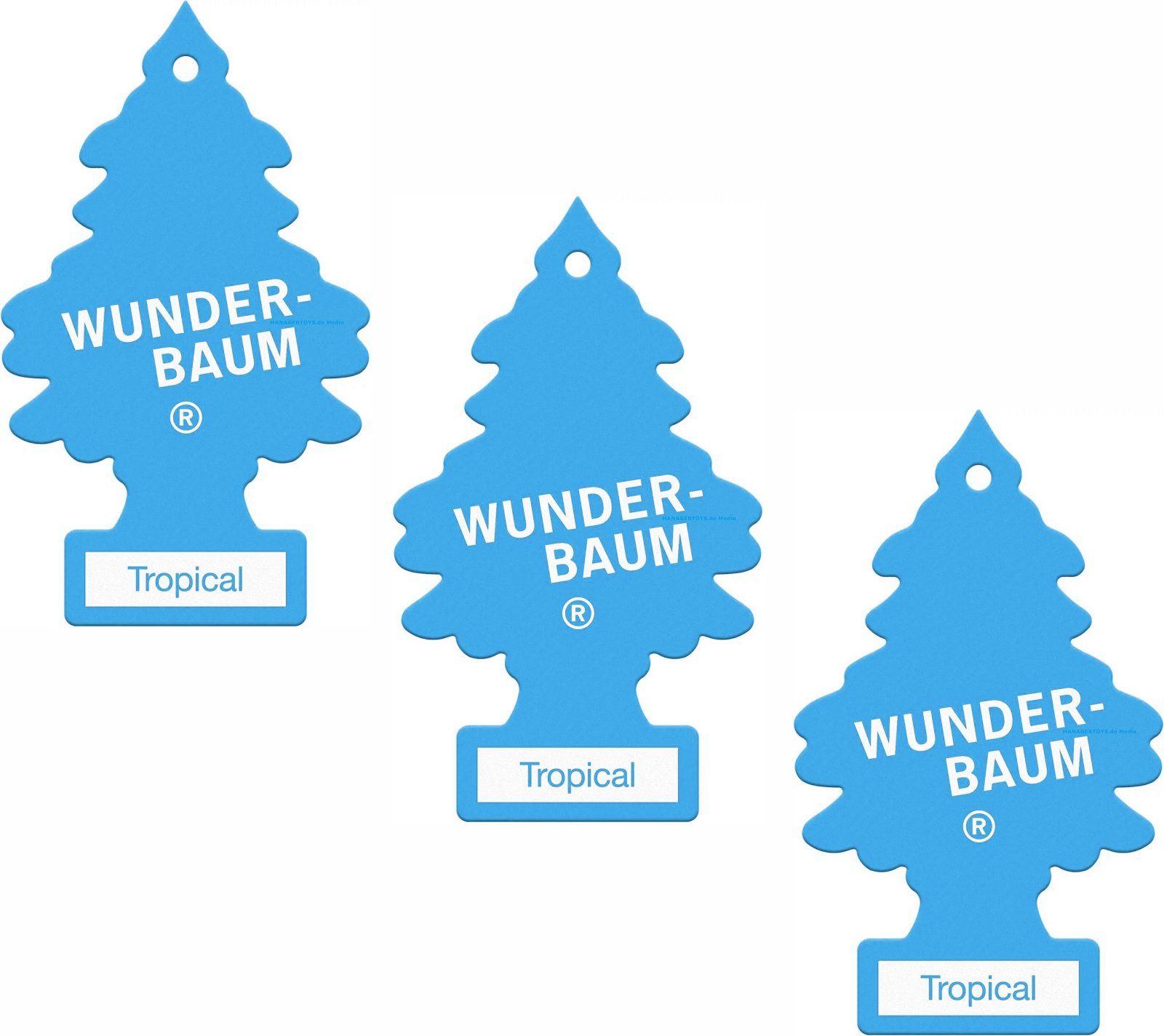 Kunstbaum 3er Set Tropical Wunderbaum Wunder-Baum little drei Tree Stück