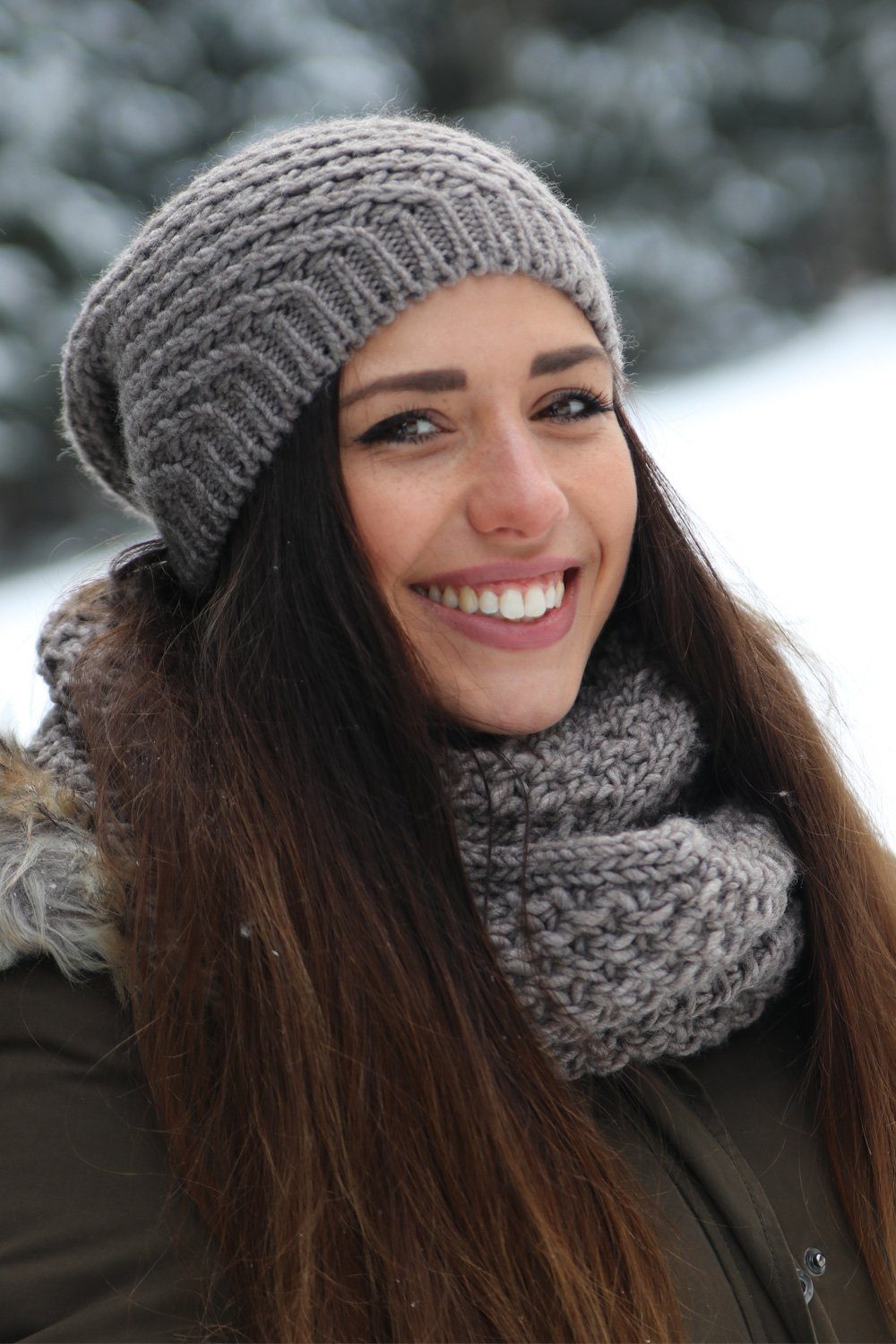 styleBREAKER Strickmütze Grobstrick Beanie Mütze (1-St)