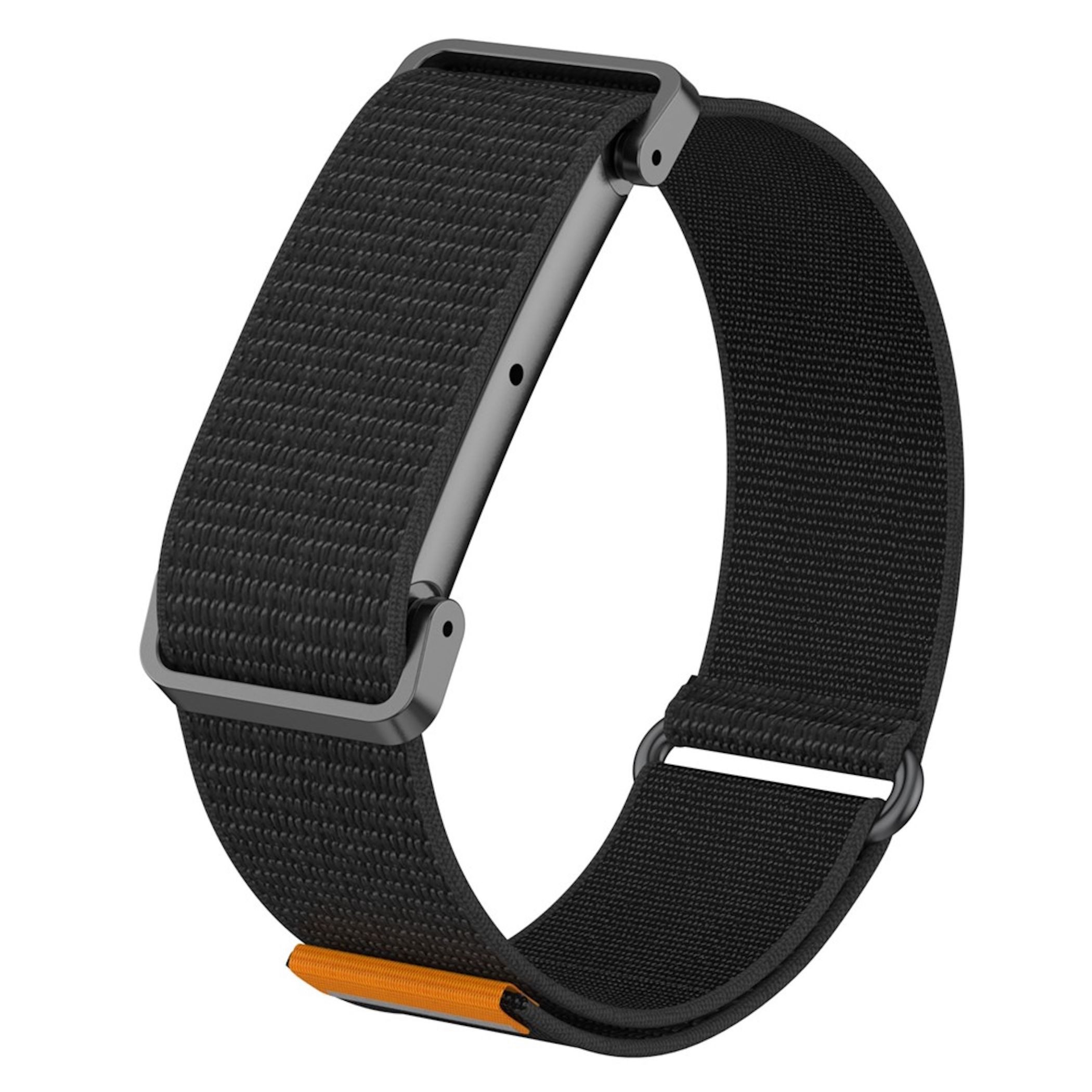 Wigento Smartwatch-Armband Nylon für Google Fitbit Air Klettverschluss Metall Schutz Gehäuse, Metall Schutzgehäuse, Klettverschluss, atmungsaktiv – Bild 2 von 5