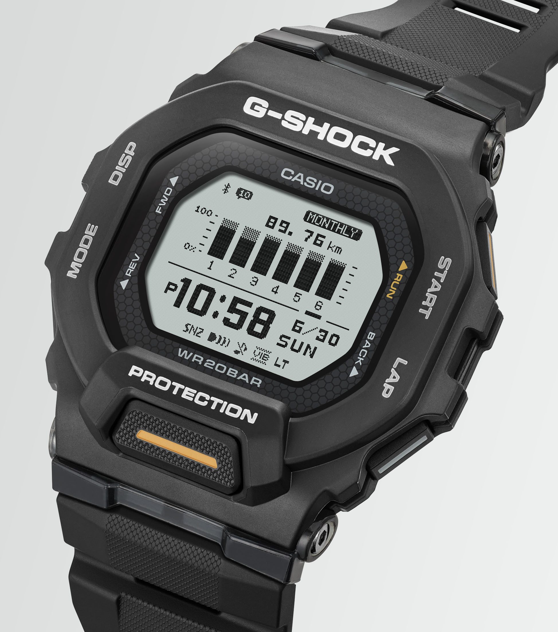 CASIO Digitaluhr Casio Unisex Uhr Digital G-SHOCK G-SQUAD GBD-200-1A1ER Res günstig online kaufen