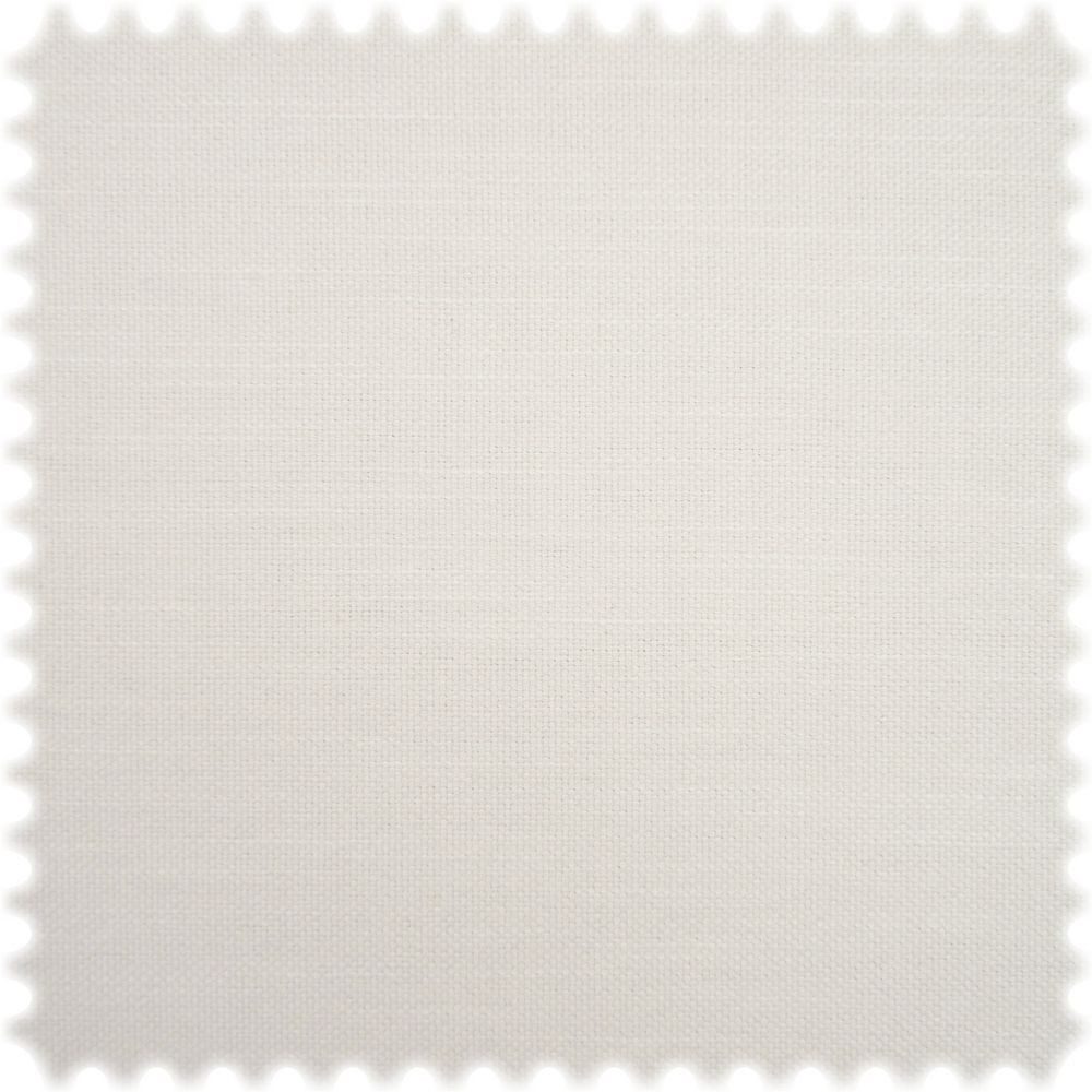 Heiro Stoff Möbelstoff Natura Leinenoptik Weiß mit Fleckschutz, Meterware - Breite:140 cm