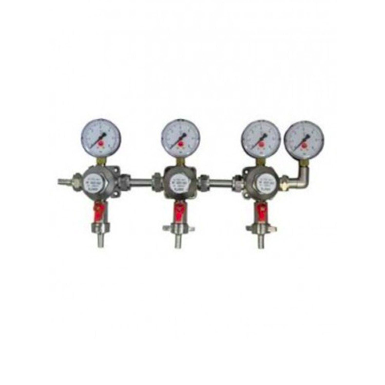 ich-zapfe Druckminderer Zwischendruckregler - Batterie, 2-leitig