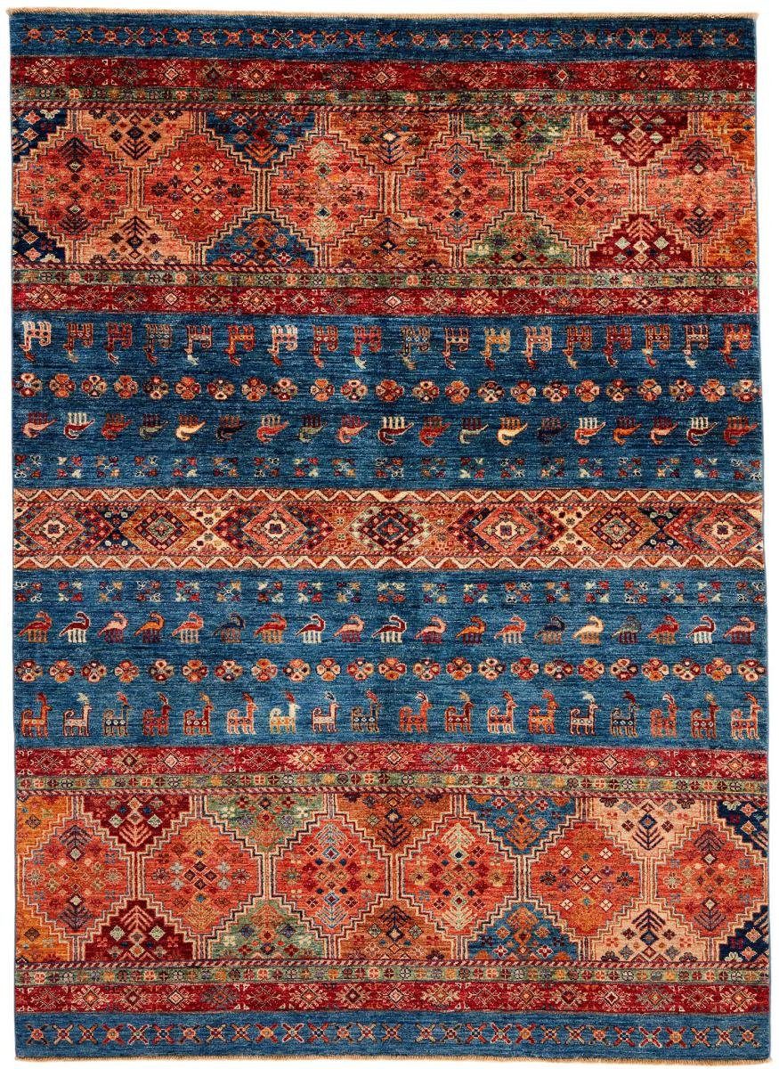 Orientteppich Arijana Shaal 175x242 Handgeknüpfter Orientteppich, Nain Trading, rechteckig, Höhe: 5 mm