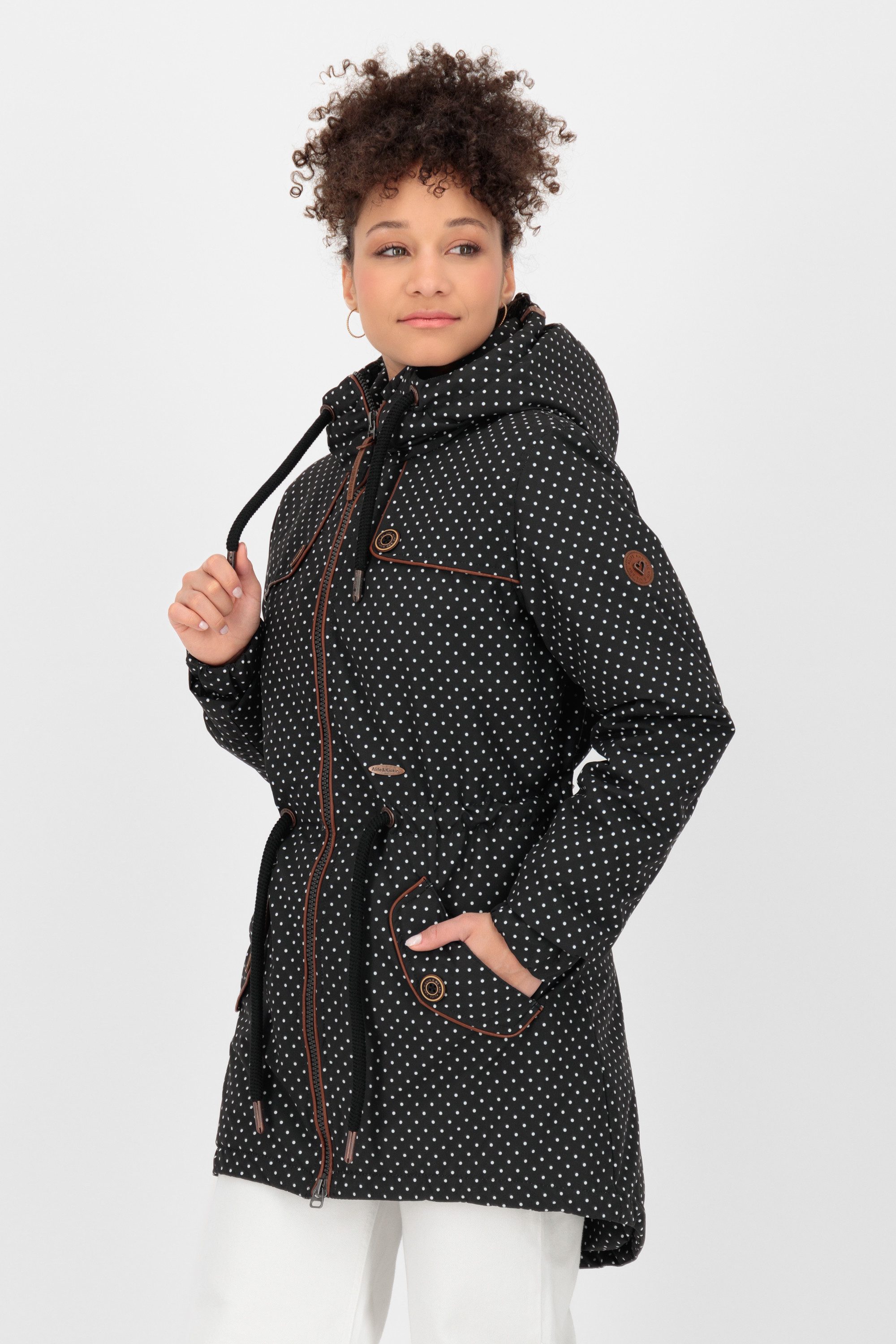 Alife & Kickin Winterjacke CHARLOTTE III COAT mit hochschließendem Kragen u günstig online kaufen