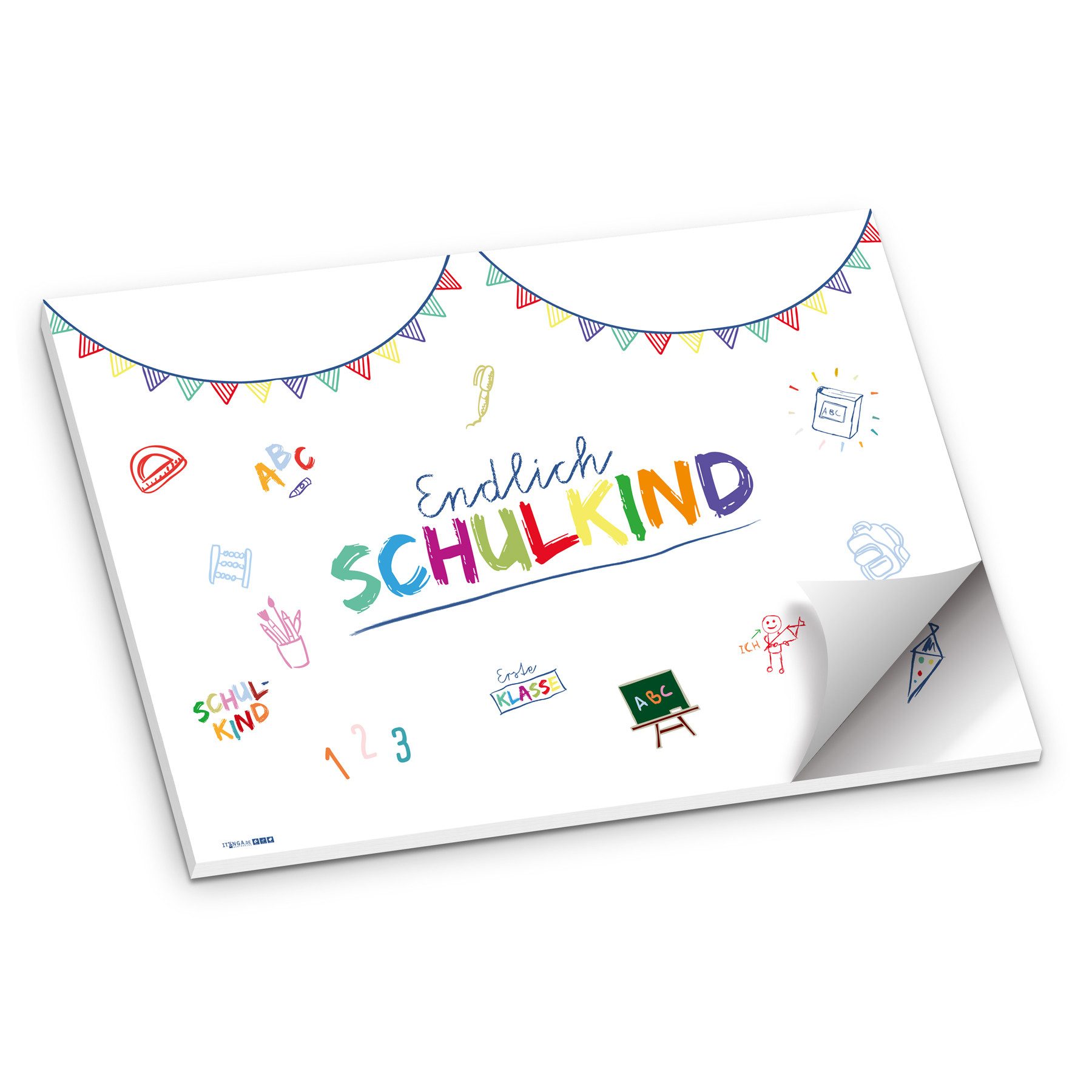 itenga Platzset itenga Tischset Endlich Schulkind günstig online kaufen