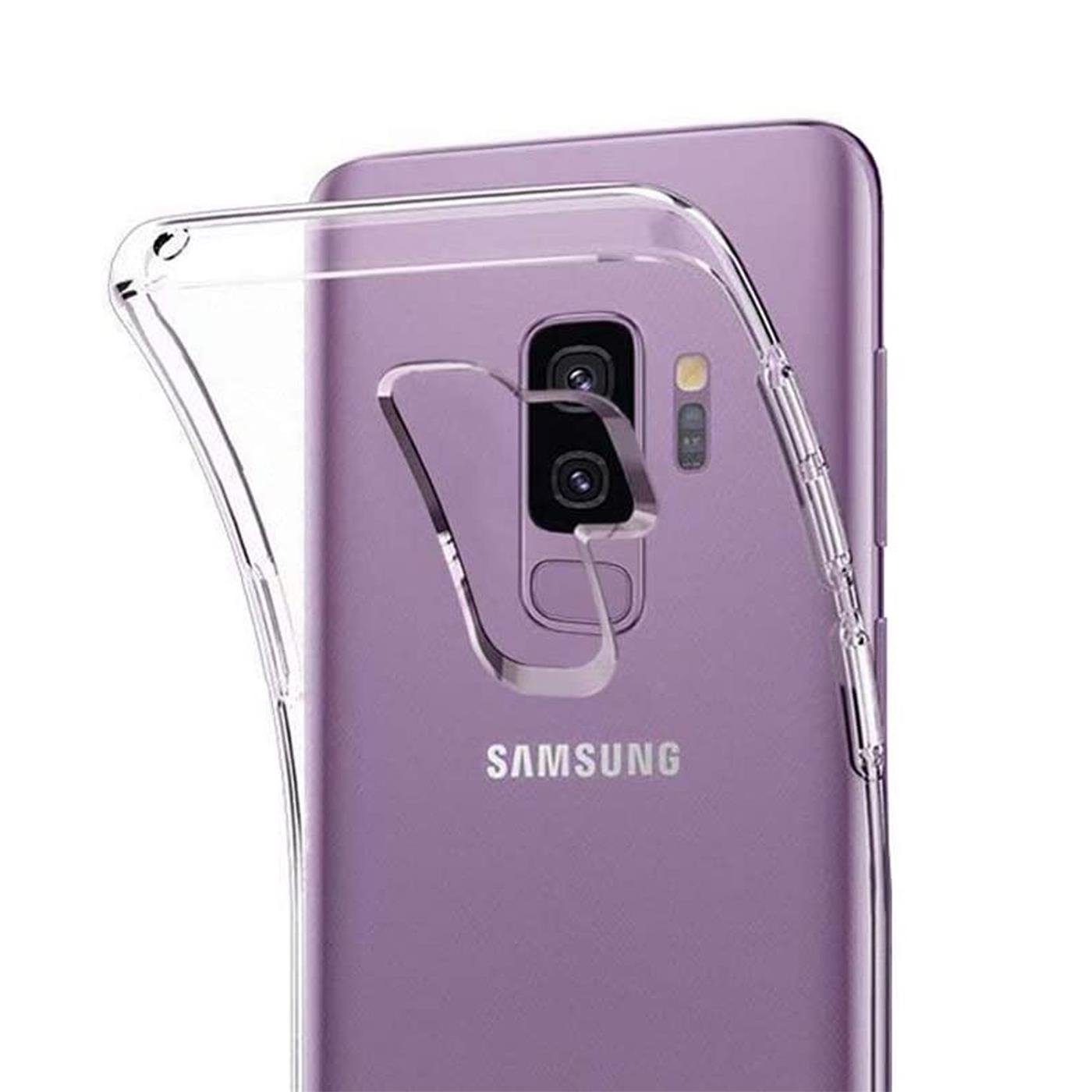CoolGadget Handyhülle Transparent Ultra Slim Case für Samsung Galaxy S9 Plus 6,2 Zoll, Silikon Hülle Dünne Schutzhülle für Samsung S9+ Hülle