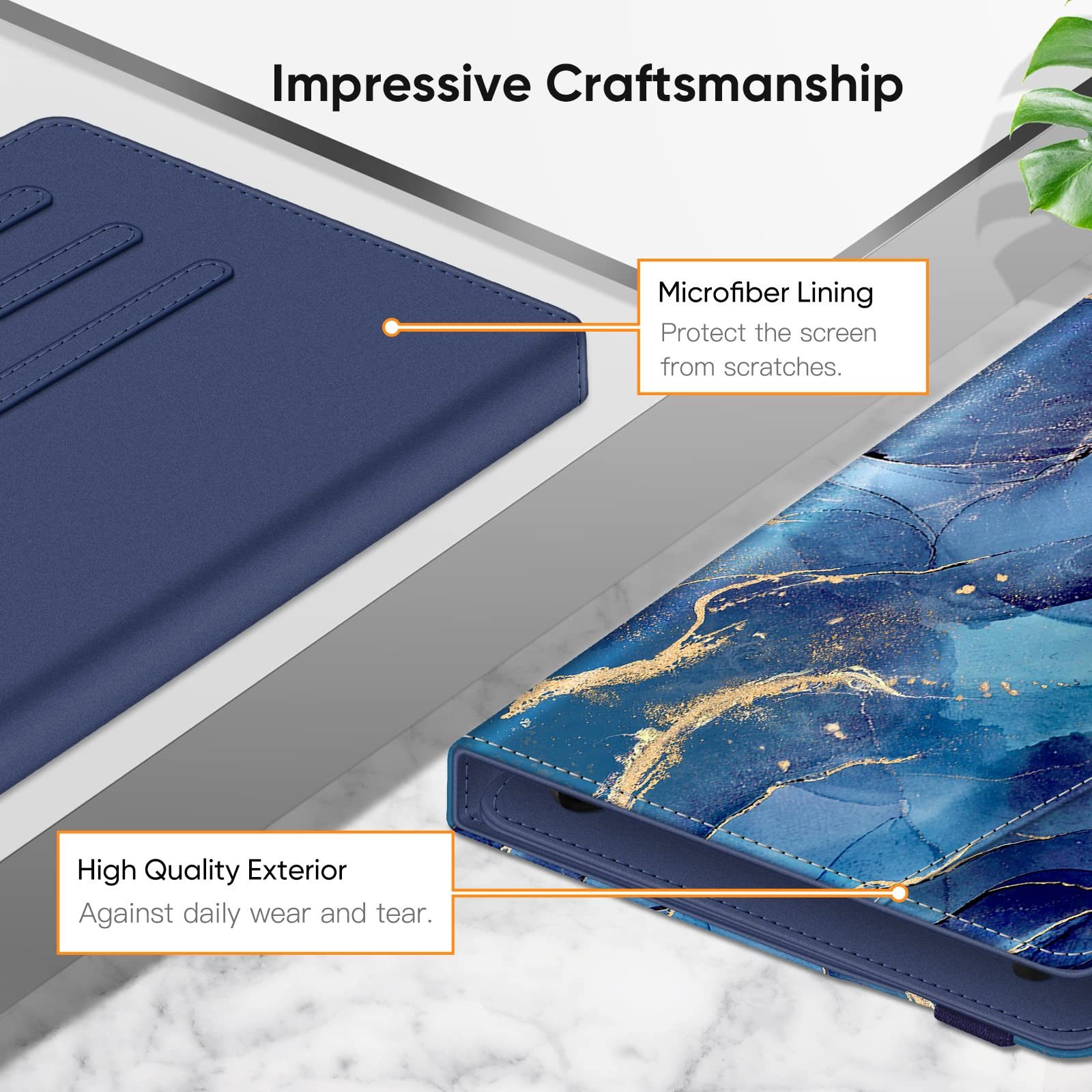 Fintie Tablet-Hülle Universal Hülle für Blackview Tab60 WiFi Tablet 10''/Tab 70/Tab 80 10" – Bild 2 von 5