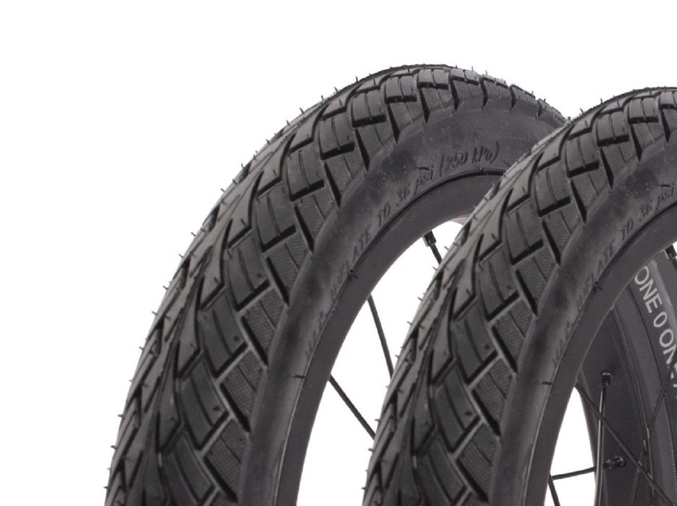 KHEbikes Fahrradreifen Fahrrad Reifen Set KUJO One 0 One A 12,5 x 2,25 Schwarz
