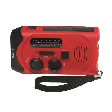 Denver SCR-2000 Radio (Akku-Radio, Solarladefunktion, Handkurbel, Lampe, USB, Powerbank)