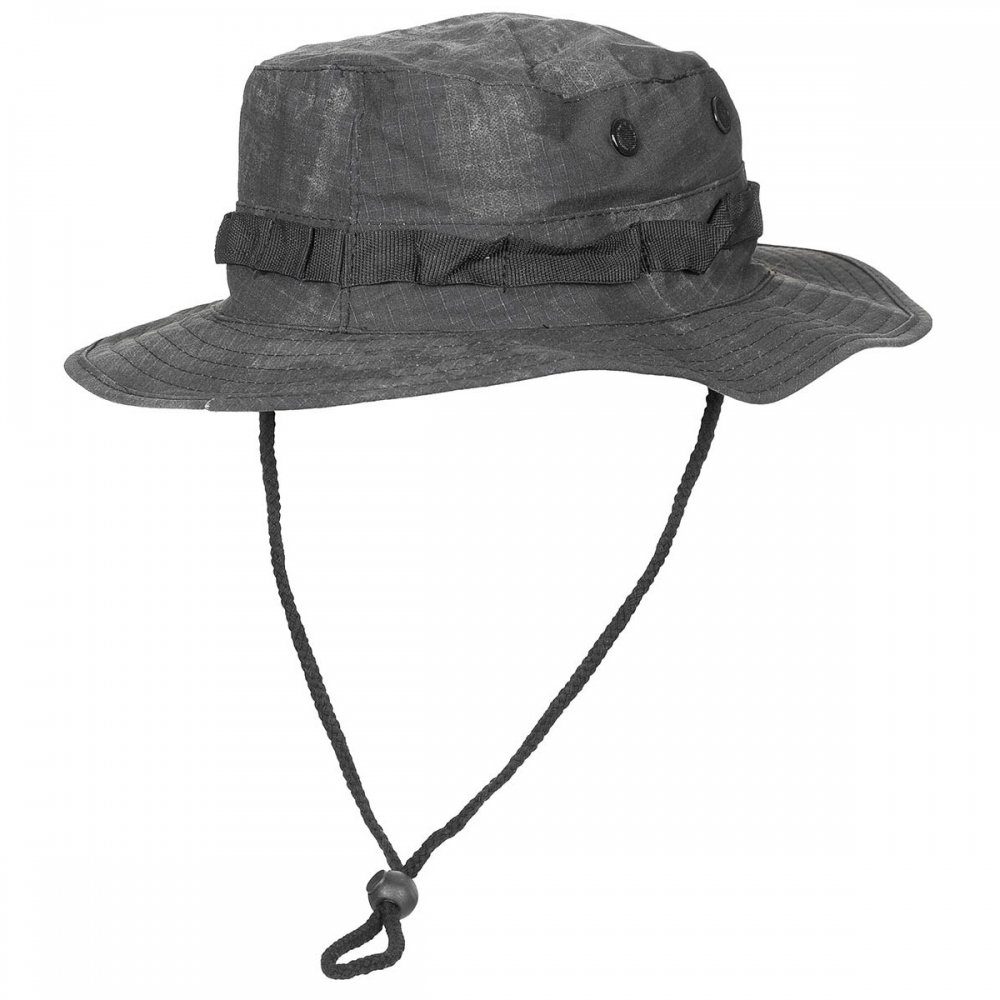 MFH Outdoorhut US GI Buschhut, mit Kinnband, GI Boonie, R/S, HDT-camo LE - günstig online kaufen