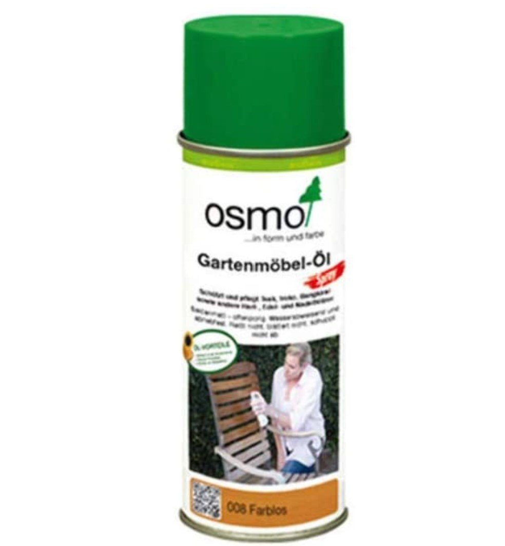 Osmo Holzöl OSMO 008 Gartenmöbel-Öl Spray, Farblos, 400ml