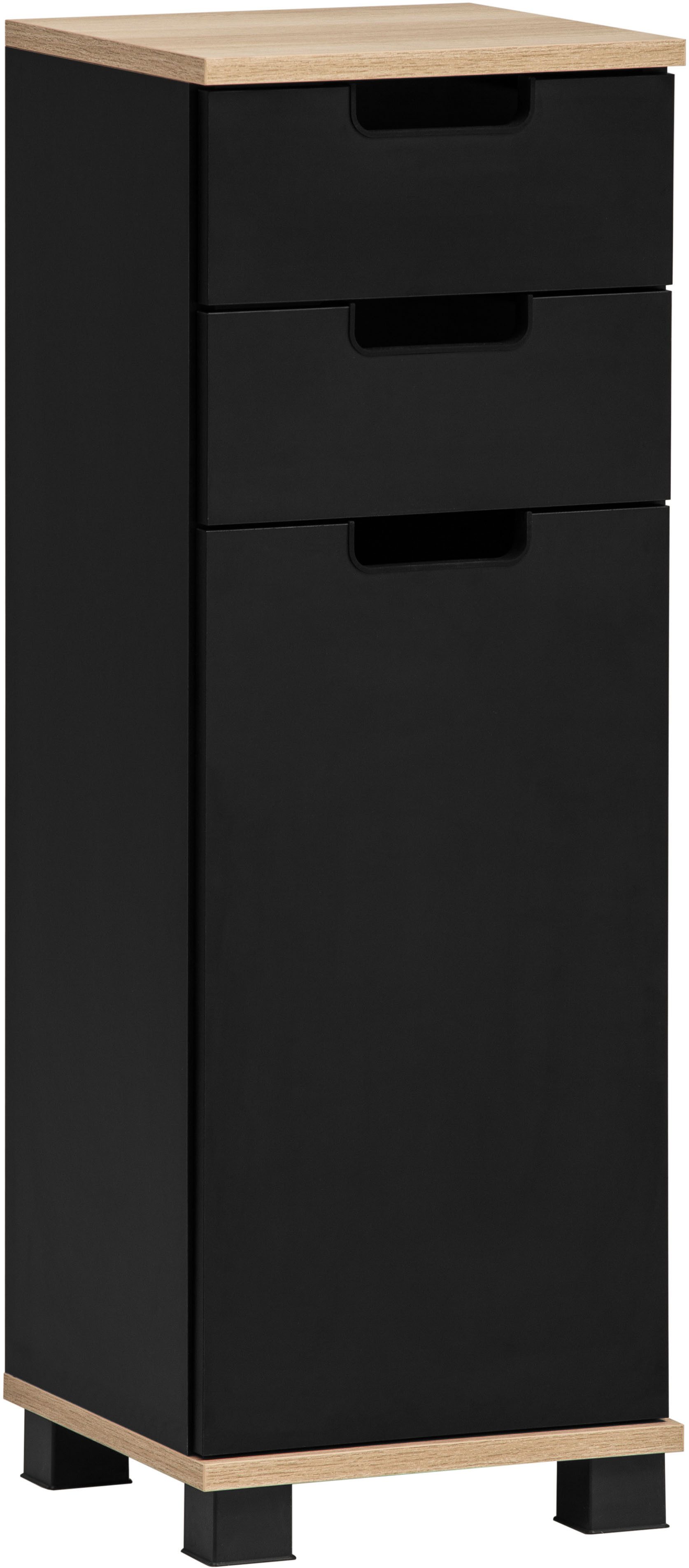 Stauraumschrank Emmik, Breite 60 cm, platzsparend, verstellbare Einlegeböden