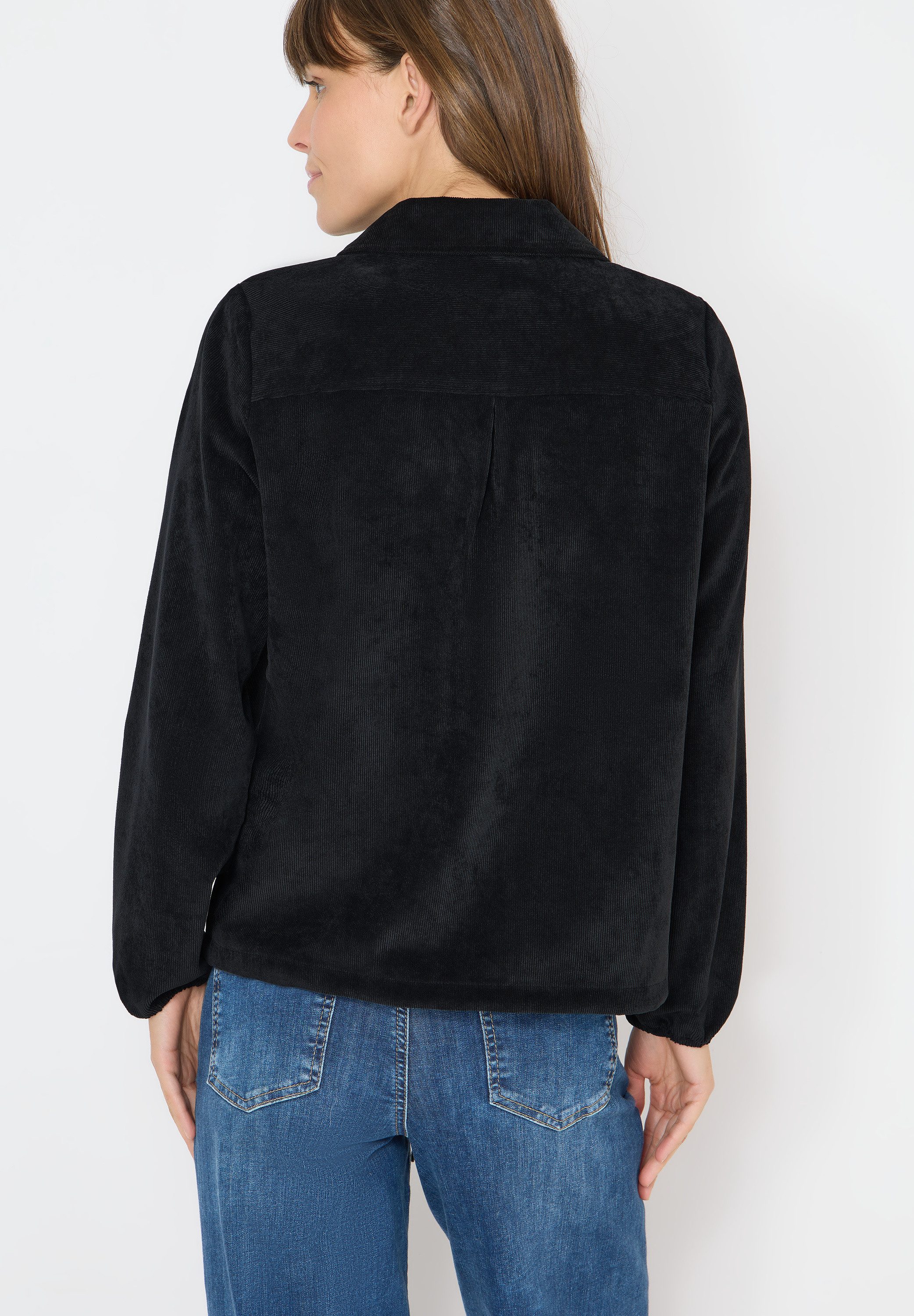 CECIL Cordjacke mit Tunnelzug und Reißverschluss