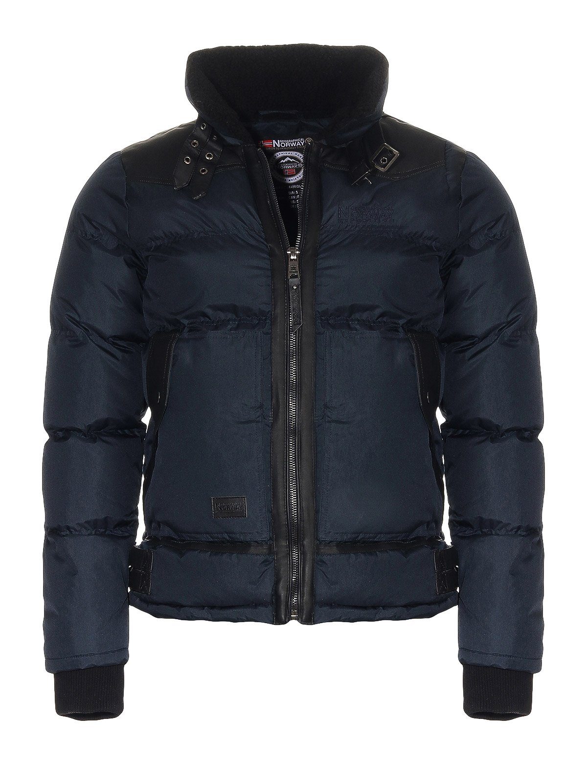 Geographical Norway Steppjacke Herren Winterjacke Bikerjacke mit hochschließenden Kragen