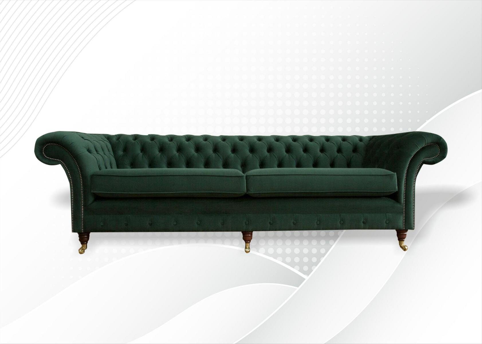 Chesterfield-Sofa, 4 Sitzer Sofa Design 265 JVmoebel Chesterfield Sofa cm Couch