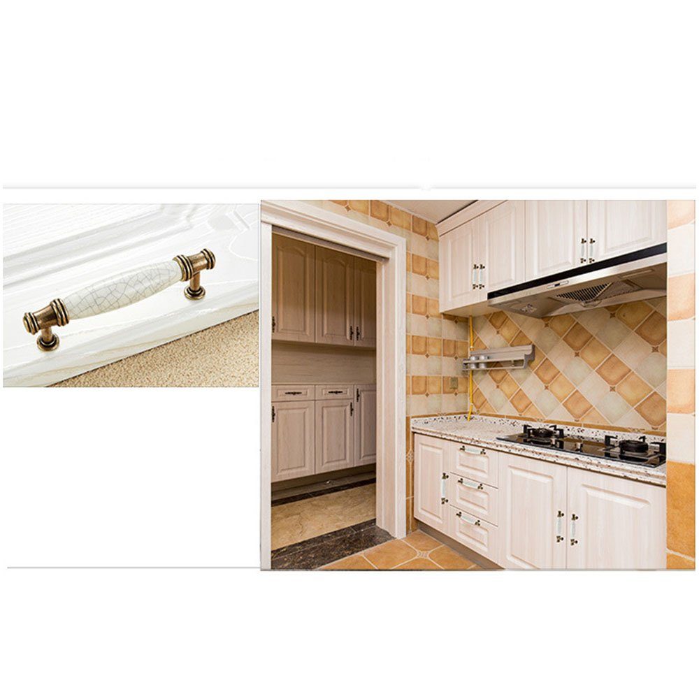 4er Door Handle HIBNOPN (4-St) Möbelgriff Handles furniture handles Kitchen Bow Pull Door