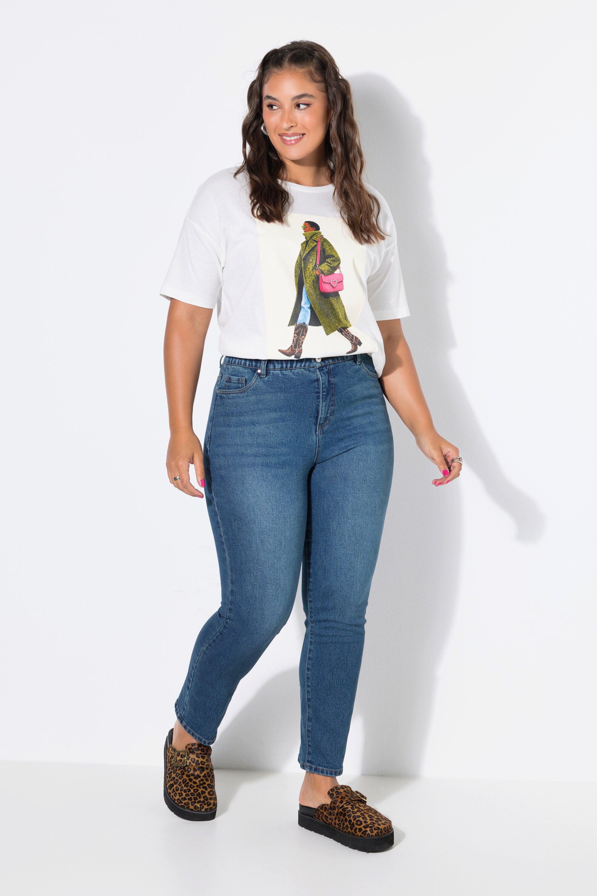 Studio Untold Röhrenjeans Mom-Jeans Mom-Shape 5-Pocket-Style – Bild 4 von 4