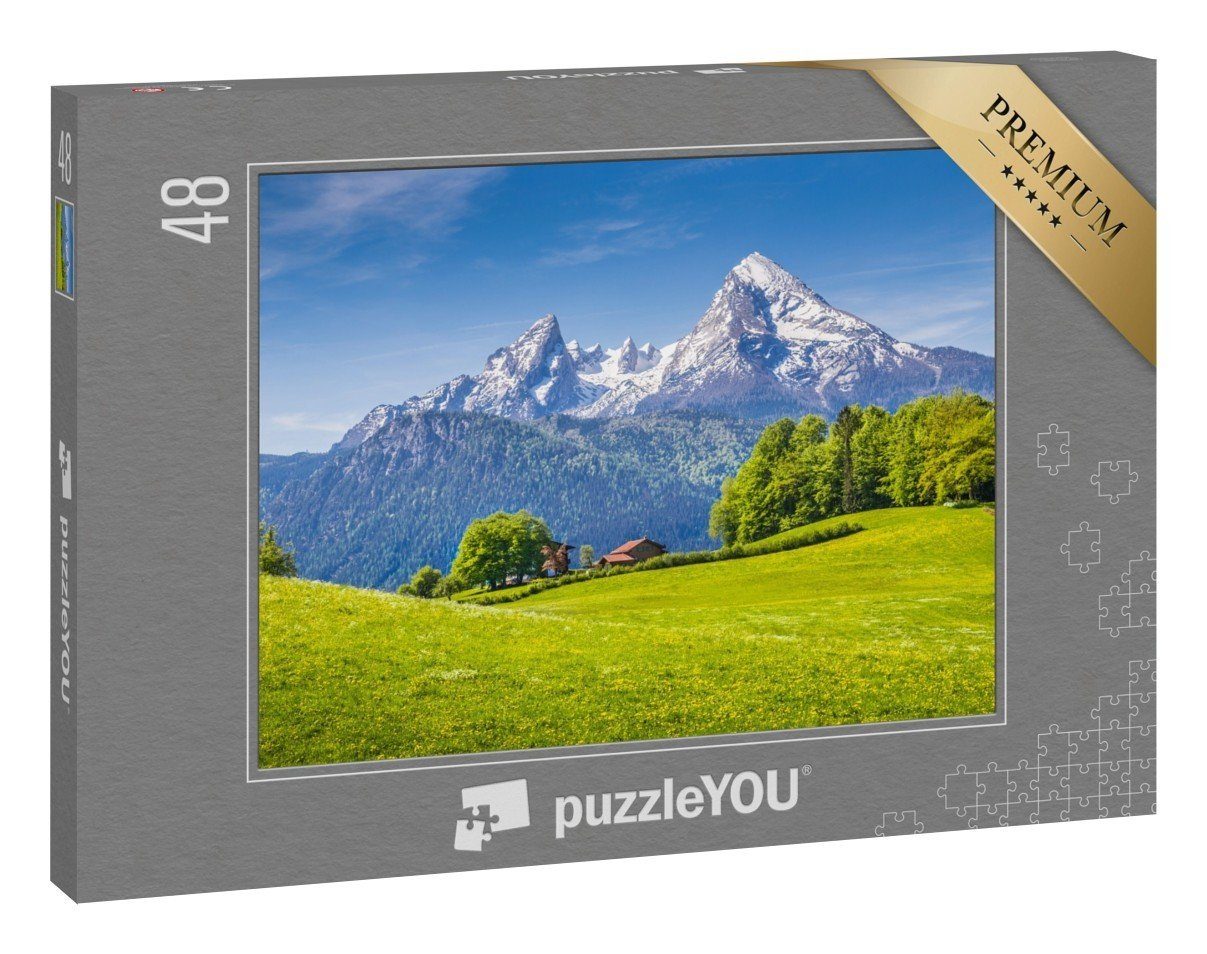 puzzleYOU Puzzle Nationalpark Berchtesgadener Land, Bayern, 48 Puzzleteile,  puzzleYOU-Kollektionen Alpen, Berge, Natur
