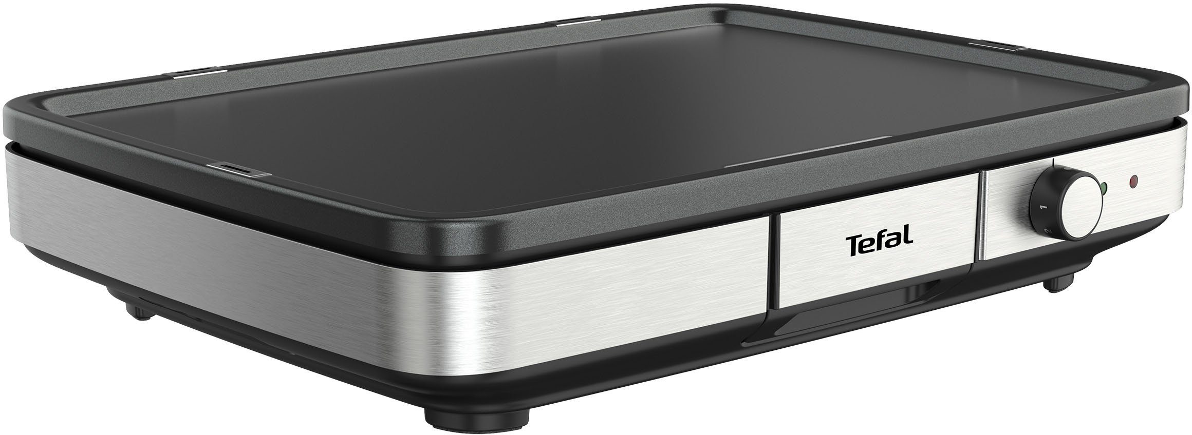 Tefal Tischgrill CB690D Maxi Plancha XXL, 2300 W, antihaftbeschichtet, inkl. abnehmbarem Windschutz + Holzspatel