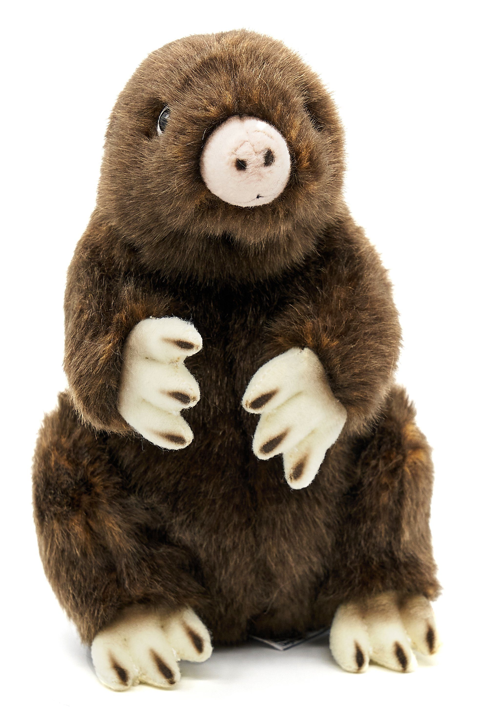 Uni-Toys Kuscheltier Maulwurf - 19 cm (Höhe) - Plüsch, Plüschtier, zu 100 % recyceltes Füllmaterial