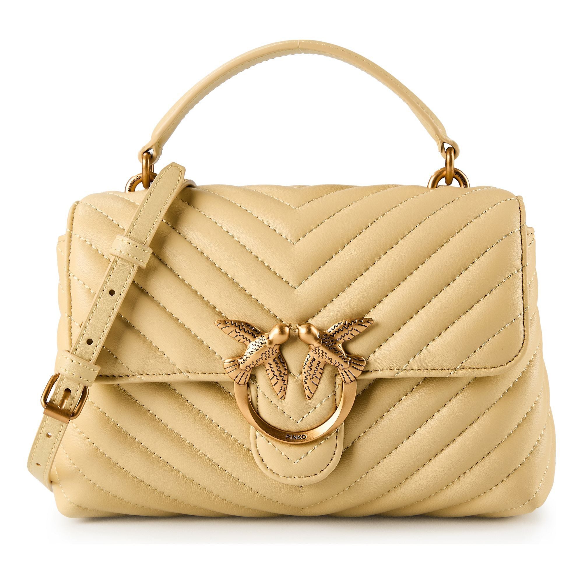 PINKO Henkeltasche Love Lady, Leder