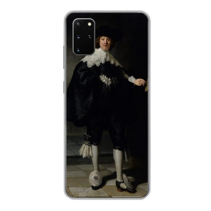MuchoWow Handyhülle Das Hochzeitsbildnis von Marten Soolmans - Rembrandt van Rijn Phone Case Handyhülle Samsung Galaxy S20 Plus Silikon Schutzhülle
