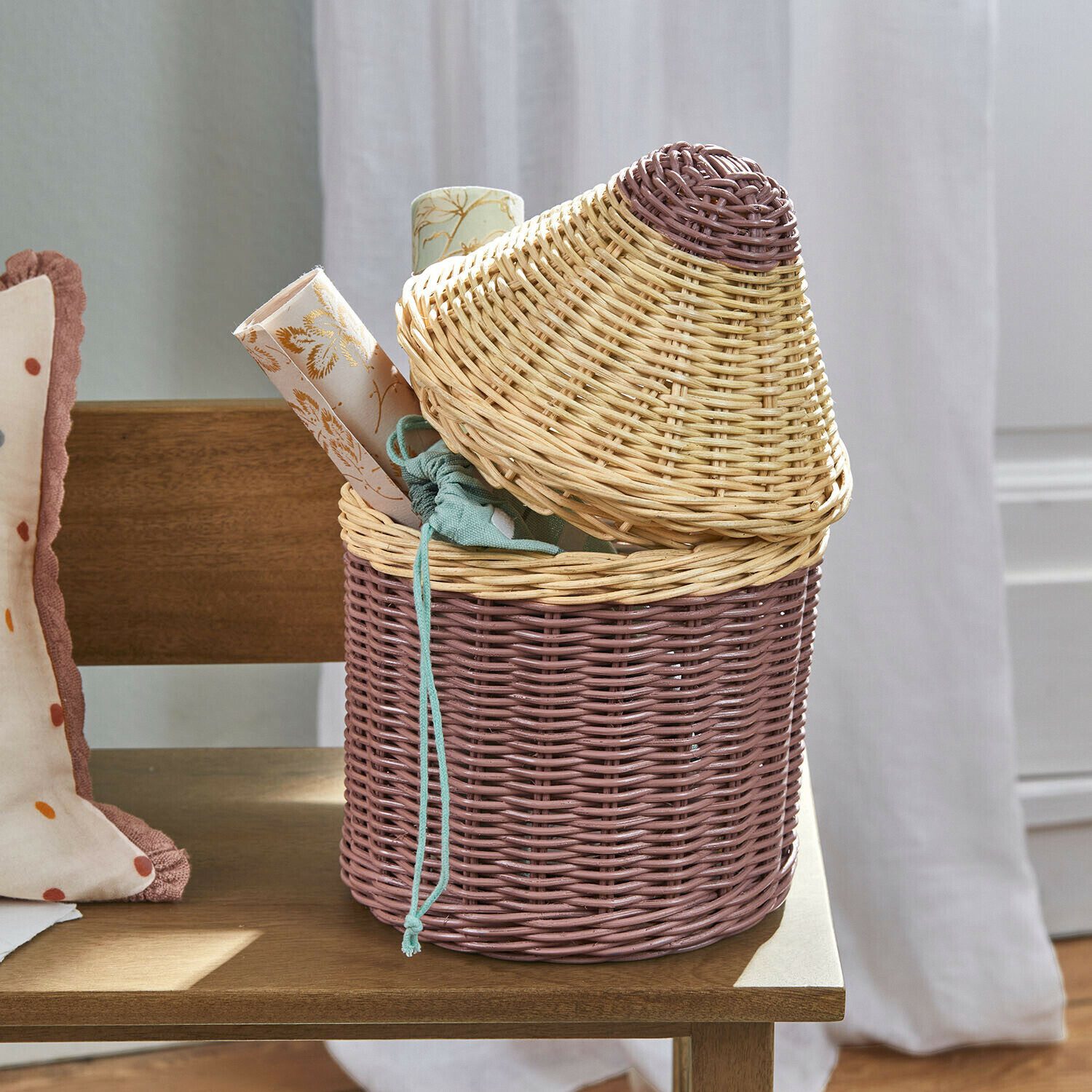 Mirabeau Dekokorb Korb Sønvik rosa/beige (kein Set, kein Set)
