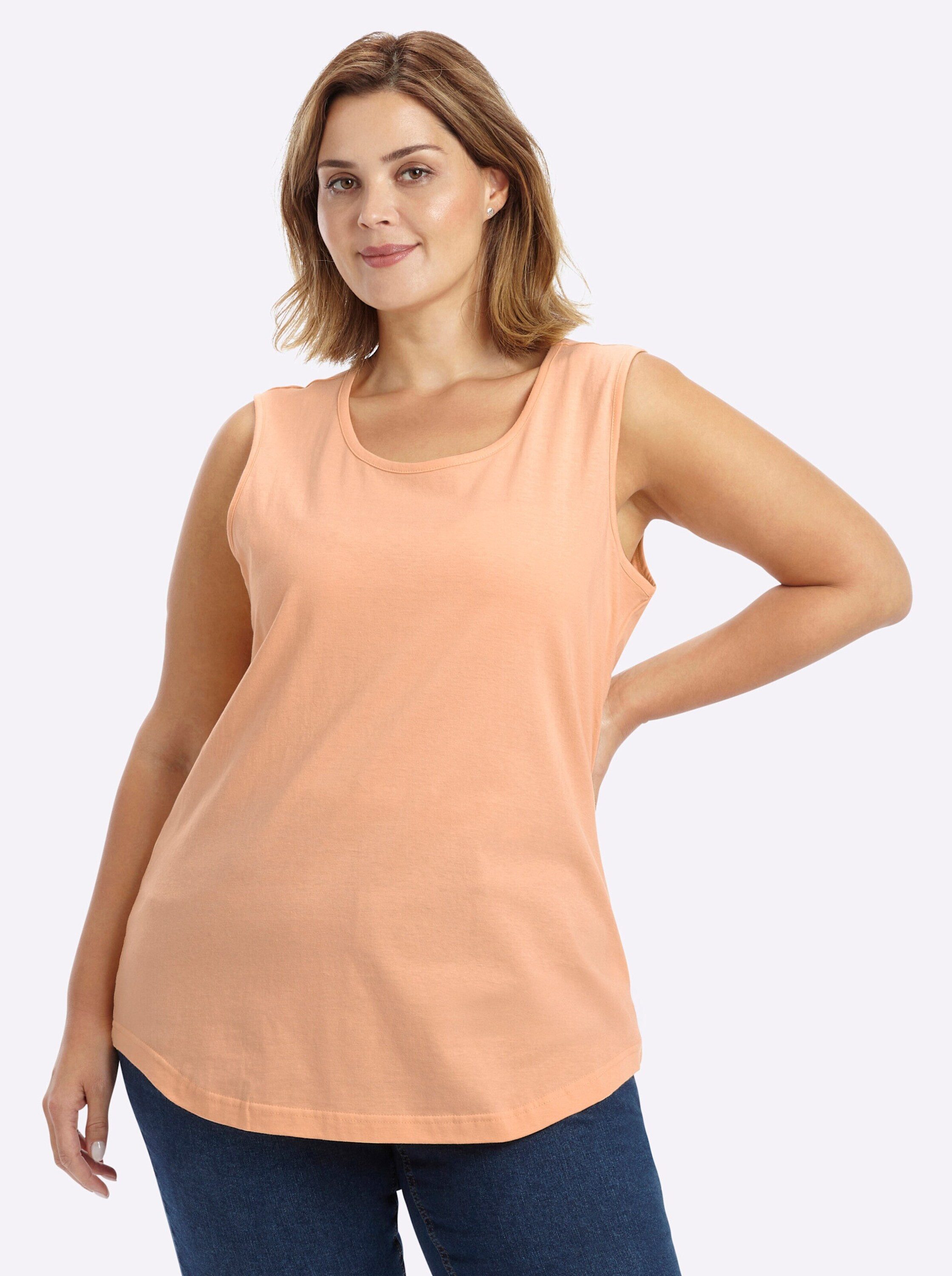 Sieh an! Shirttop Doppelpack Tops Ärmellos (2-tlg)