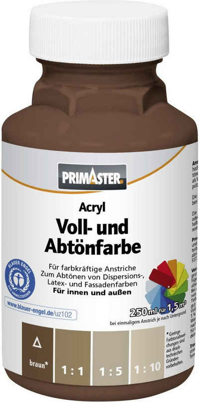 Primaster Vollton- und Abtönfarbe Primaster Voll- und Abtönfarbe 250 ml braun matt