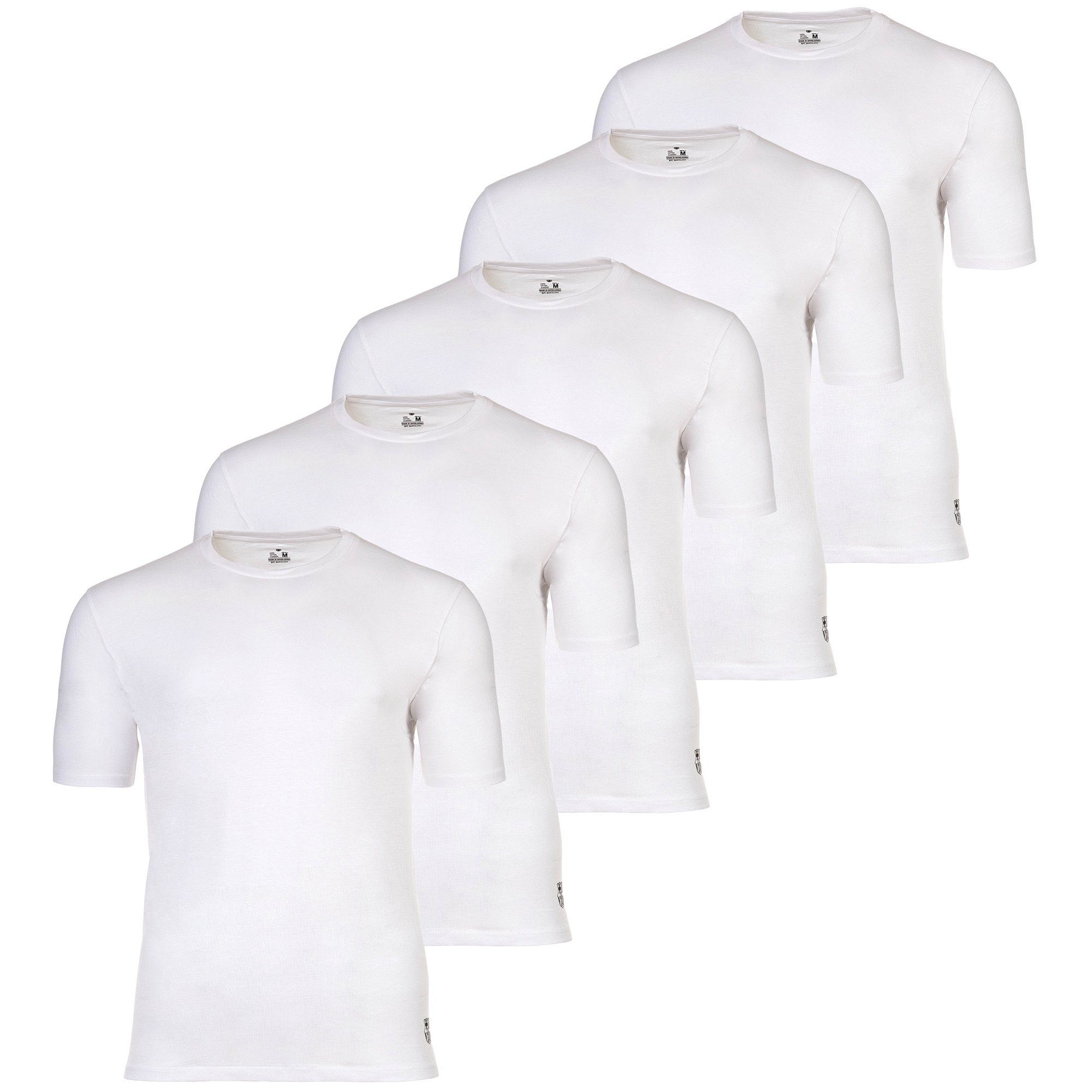 FC Barcelona T-Shirt Herren T-Shirt 5er Pack Baumwolle (Packung, 5er Pack)